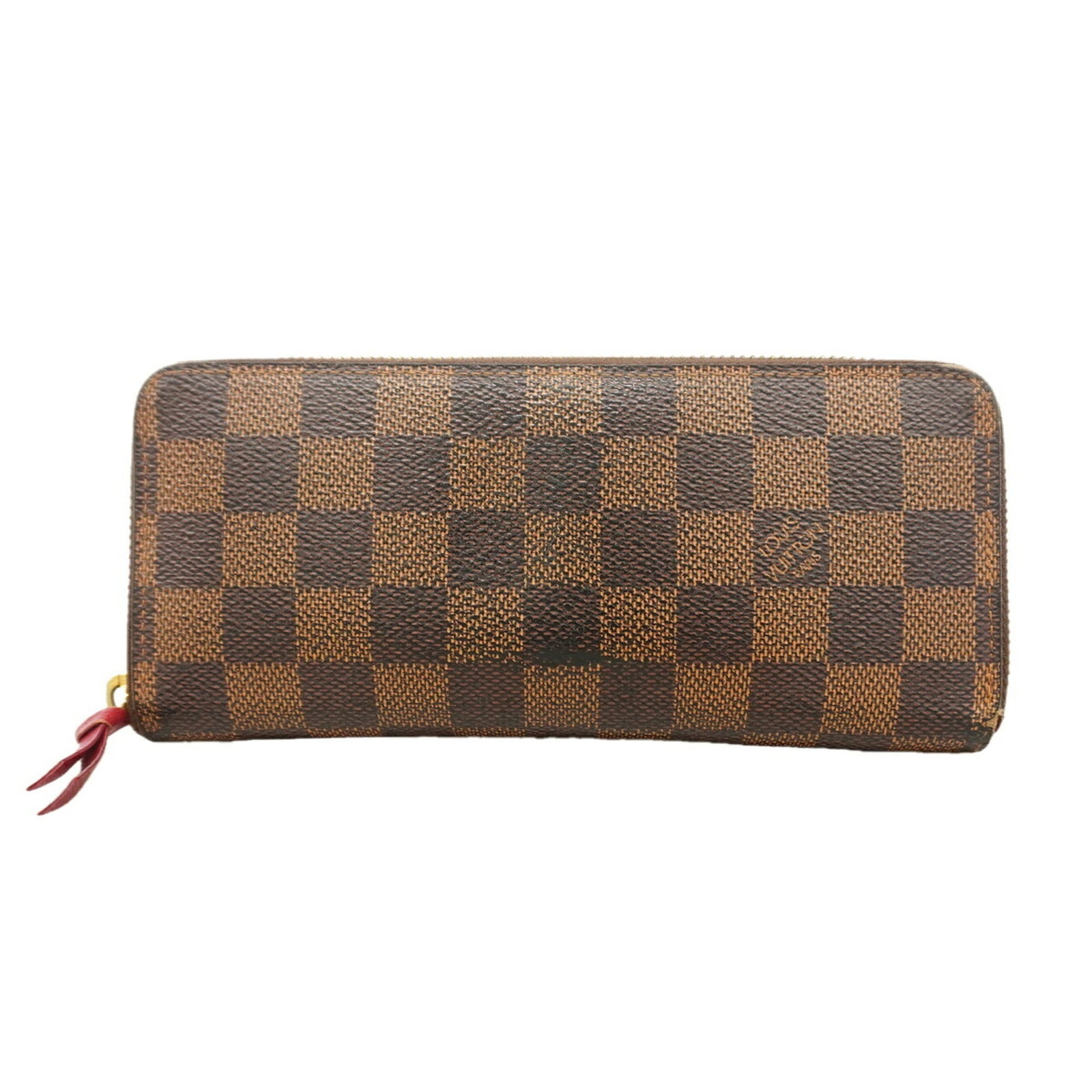 Long Wallet Louis Vuitton Bi Fold: Long Wallet Louis Vuitton Bi Fold Cerise Long Wallet Louis Vuitton Bi Fold, measuring 9cm x 19.5cm x 2cm, offers a stylish and functional design with its bi-fold structure. The item is made of