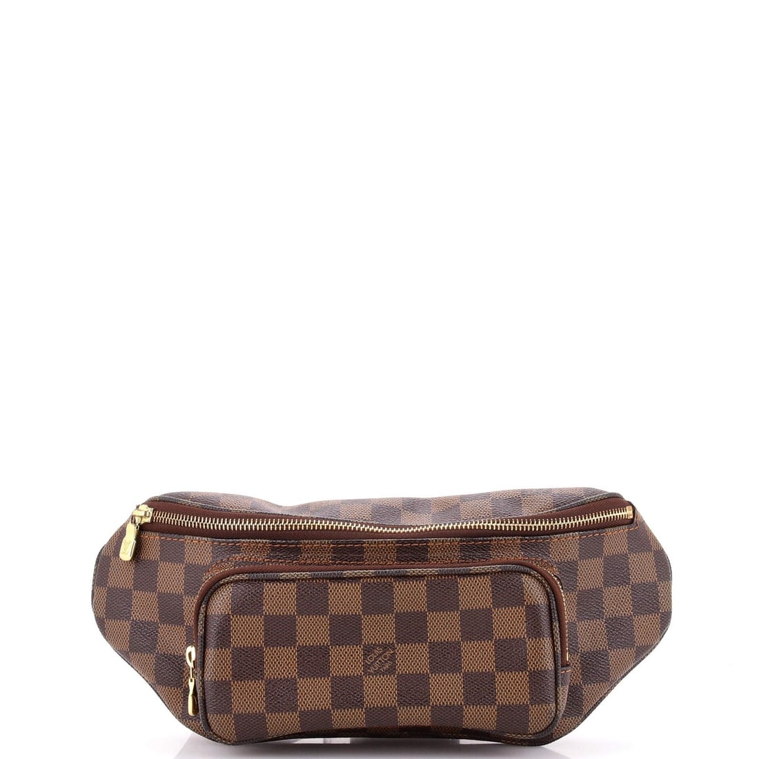 Damier Waist Bag Louis Vuitton Melville: Damier Waist Bag Louis Vuitton Melville The Damier Waist Bag Louis Vuitton Melville boasts a classic design with a timeless brown canvas exterior, complemented by gold hardware and a rich brown