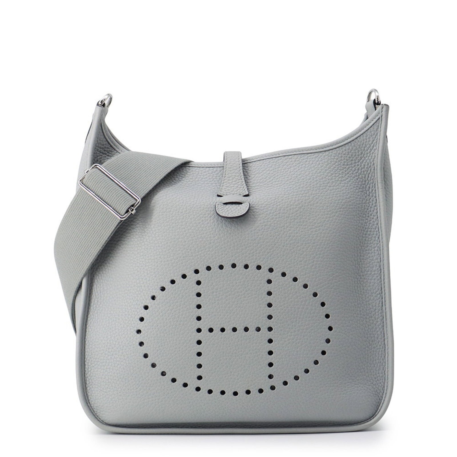 Hermes Shoulder Bag Taurillon Clemence Leather: Hermes Shoulder Bag Taurillon Clemence Leather Taurillon Clemence leather provides a luxurious feel and durability to this iconic Hermes shoulder bag. Measuring 29cm x 29cm x 8cm, it offers a sleek an