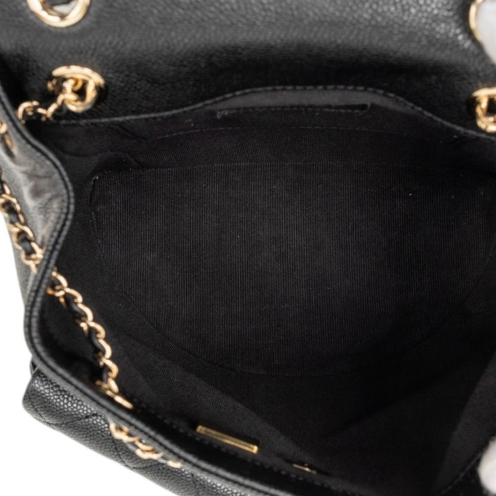 Calfskin Grained Chanel Backpack - 4