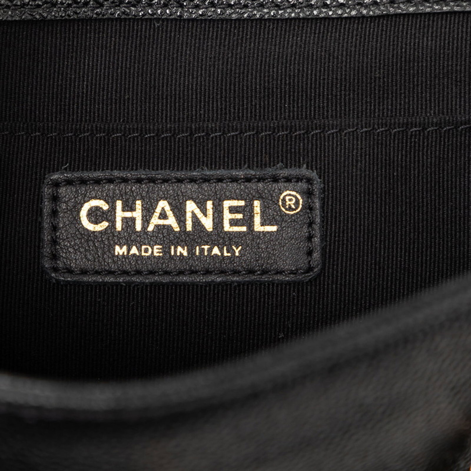 Calfskin Grained Chanel Backpack - 5