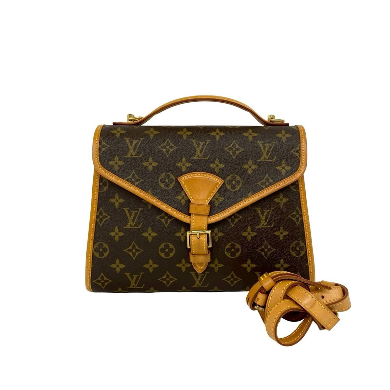 Handbag Leather Shoulder Bag Vuitton Louis: Handbag Leather Shoulder Bag Vuitton Louis Brown leather shoulder bag with a classic design, measuring 22cm x 29cm x 6cm, perfect for daily use. Made from high-quality leather and PVC, this stylish