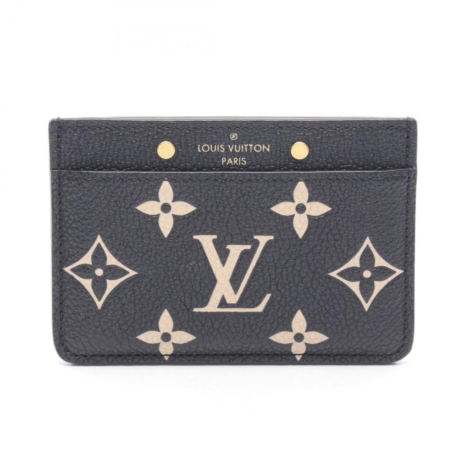 Monogram Leather Louis Vuitton Card Empreinte Case: Monogram Leather Louis Vuitton Card Empreinte Case Monogram Empreinte Leather Card Case - A Timeless Louis Vuitton Classic. This elegant card case features the iconic Monogram Empreinte design,
