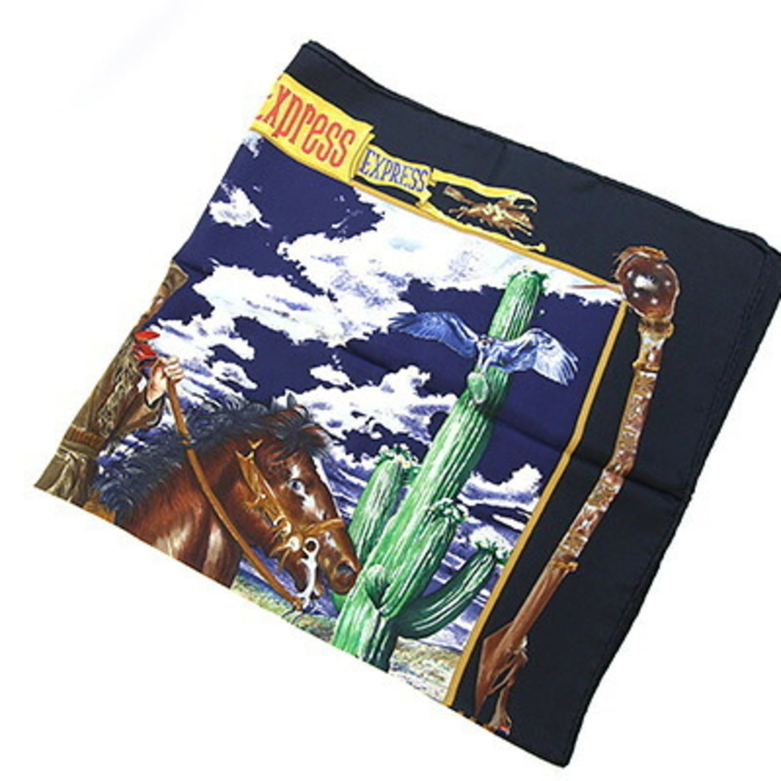 Silk Hermes Scarf - 4