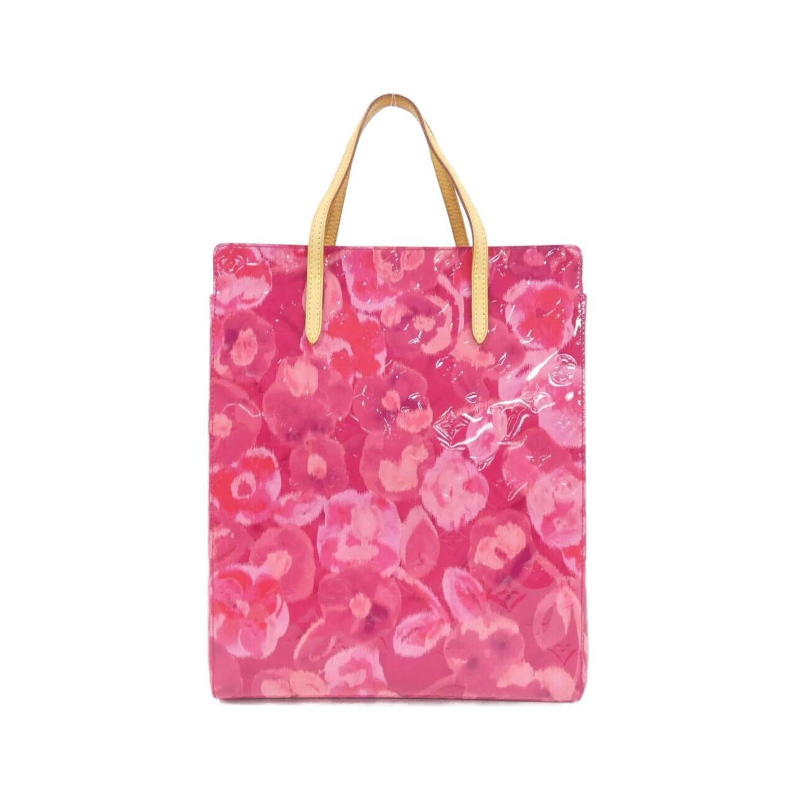 Handbag Leather Louis Vuitton: Handbag Leather Louis Vuitton Louis Vuitton's iconic design is showcased in this elegant handbag, crafted from high-quality leather in the timeless Indian rose color. Measuring 34cm x 27cm x 12cm,