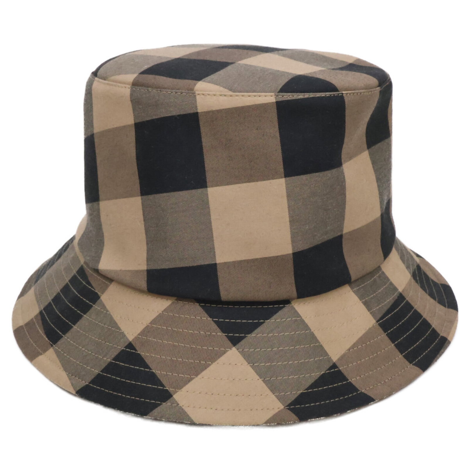Polyester Christian Dior Hat: Polyester Christian Dior Hat Brown polyester Christian Dior bucket hat with a 58cm circumference. Made from polyester, this hat features a classic design. The signature is present on the item. Item