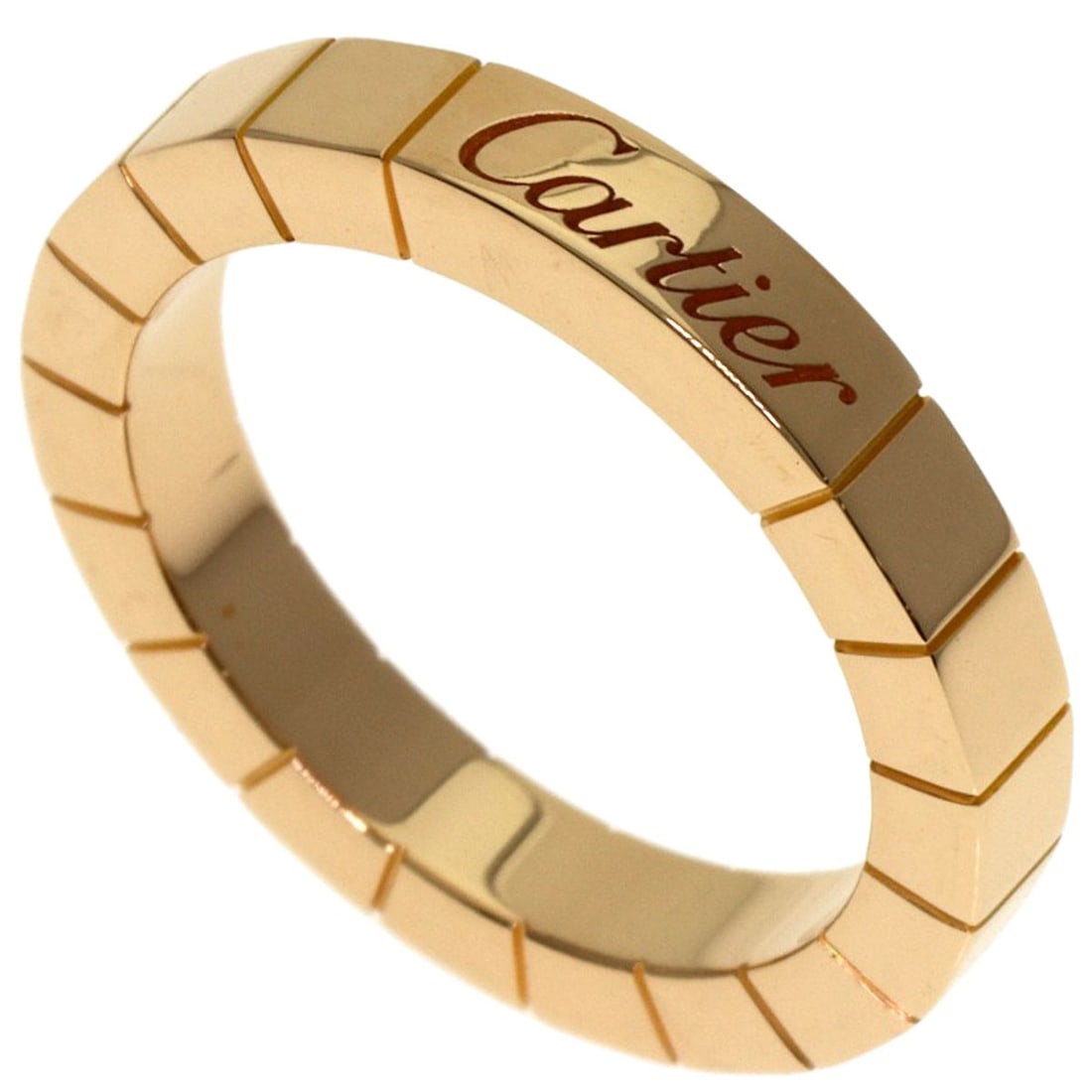 Cartier Lanier # 47 Ring K18 Pink Gold: Cartier Lanier # 47 Ring K18 Pink Gold K18 Pink Gold Cartier Lanier #47 Ring for a timeless elegance, this 4.25 US ring features the iconic Cartier Lanier style in 18k pink gold. With no main stone,
