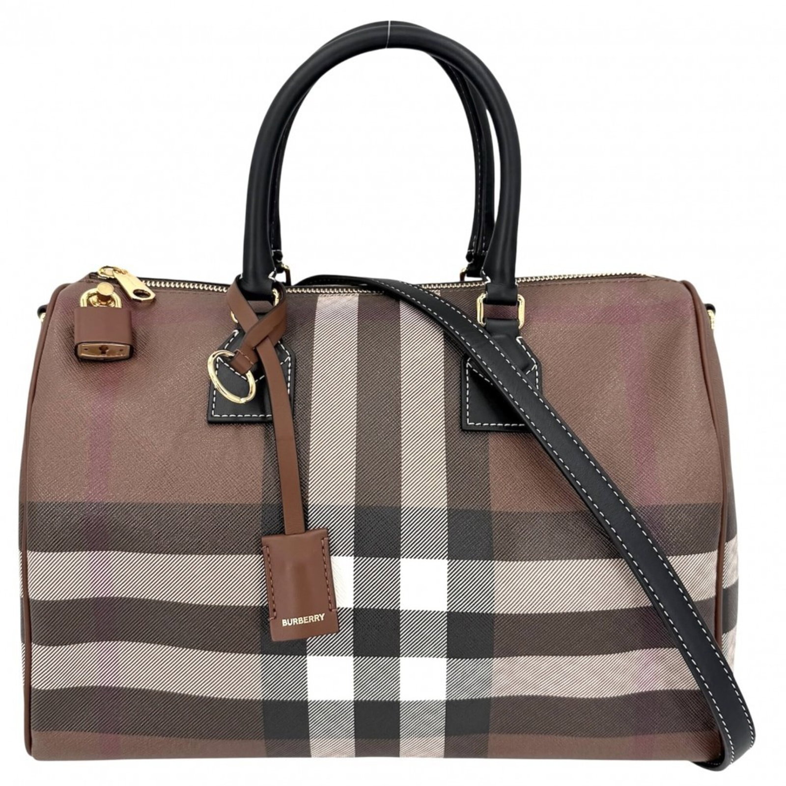 Burberry Boston Bag Handbag Shoulder Bag Leather: Burberry Boston Bag Handbag Shoulder Bag Leather Burberry Boston Bag Handbag Shoulder Bag Leather is a classic, timeless design. Made from high-quality leather, this shoulder bag features a sleek
