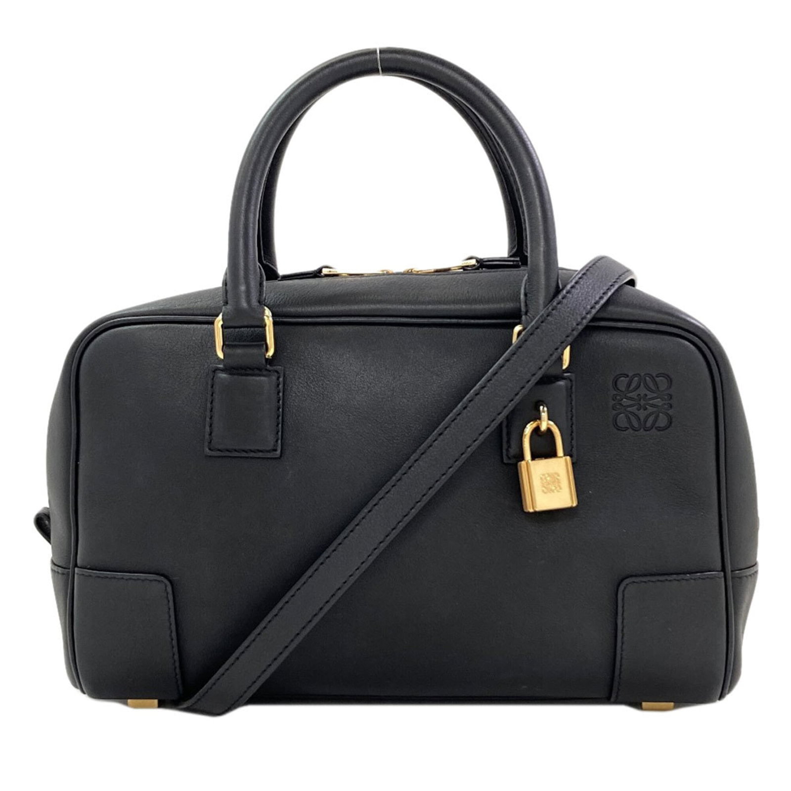 Canvas Handbag Loewe: Canvas Handbag Loewe Canvas Handbag Loewe - A sleek and stylish black canvas handbag with a zipper closure, measuring 15cm x 24cm x 9cm. Featuring a long strap that can be adjusted to fit comfortably,
