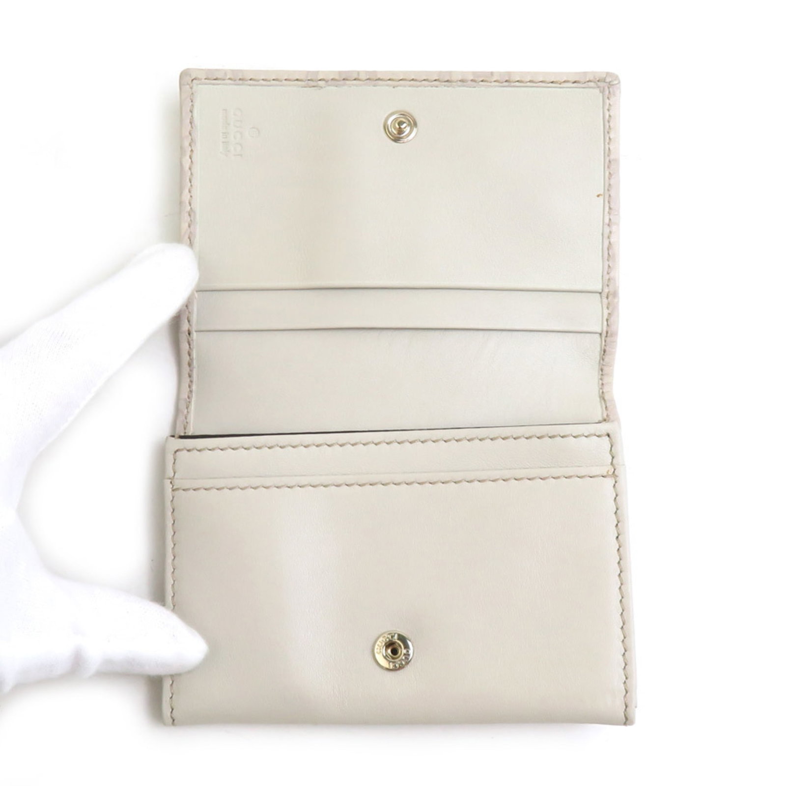 Case Card Leather Gucci - 3