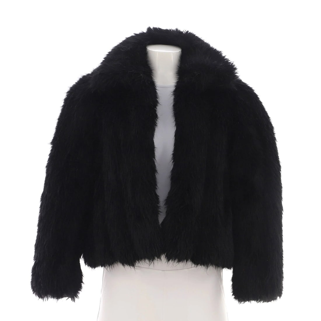 Women's Faux Fur Shrunk Jacket Balenciaga (1 of 4)