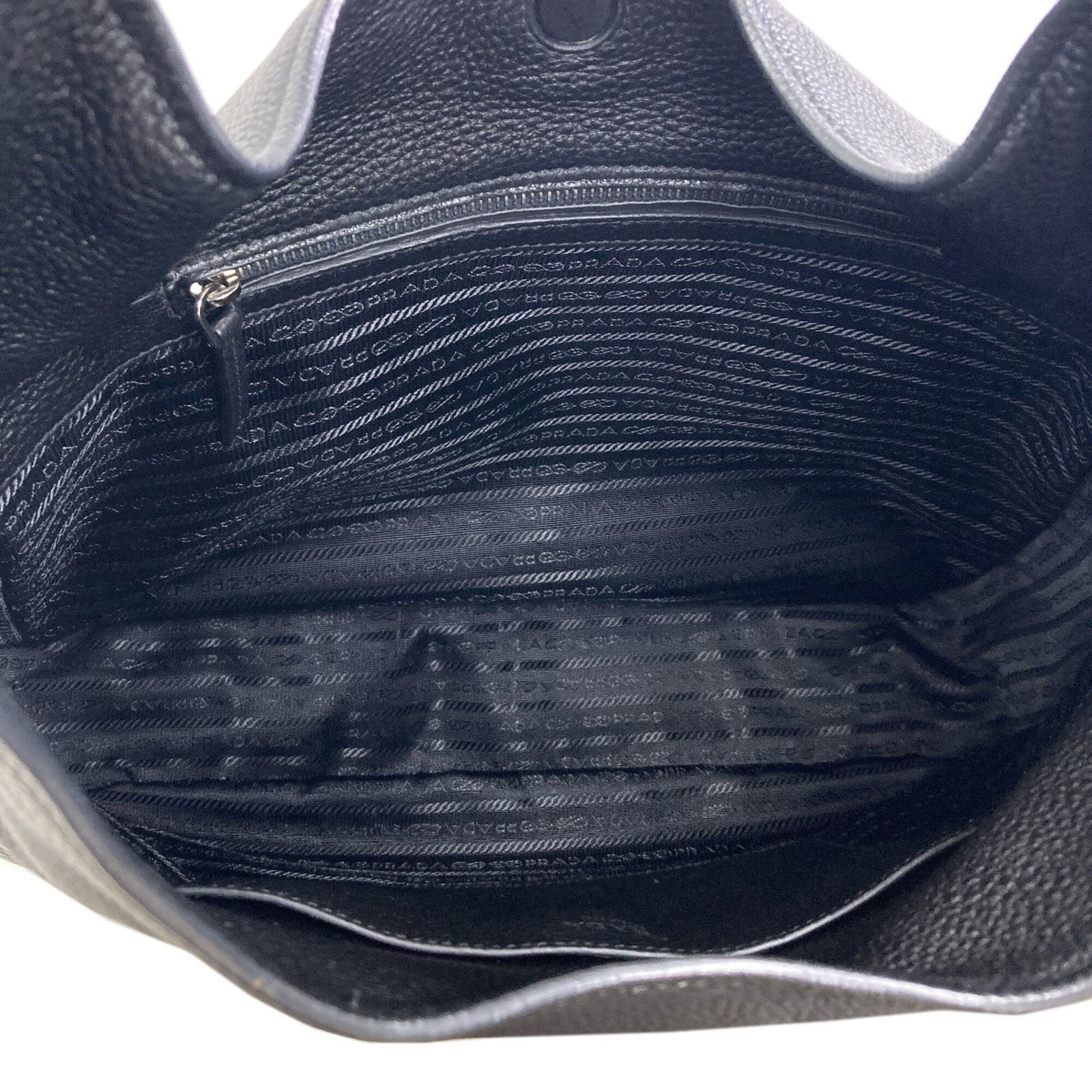 Leather Prada Tote Bag - 5