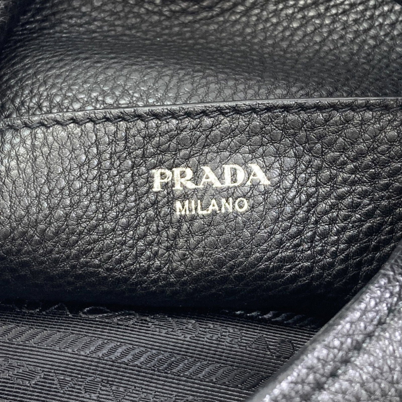 Leather Prada Tote Bag - 6