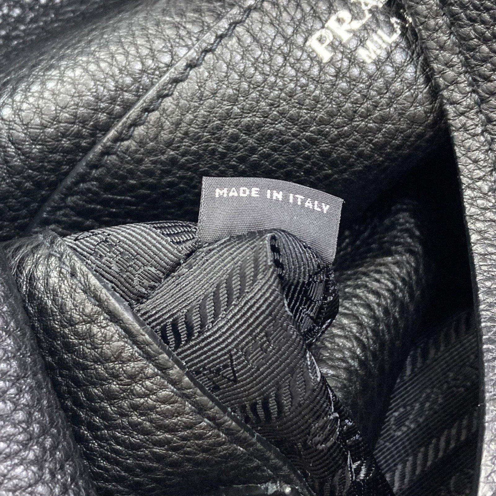 Leather Prada Tote Bag - 7