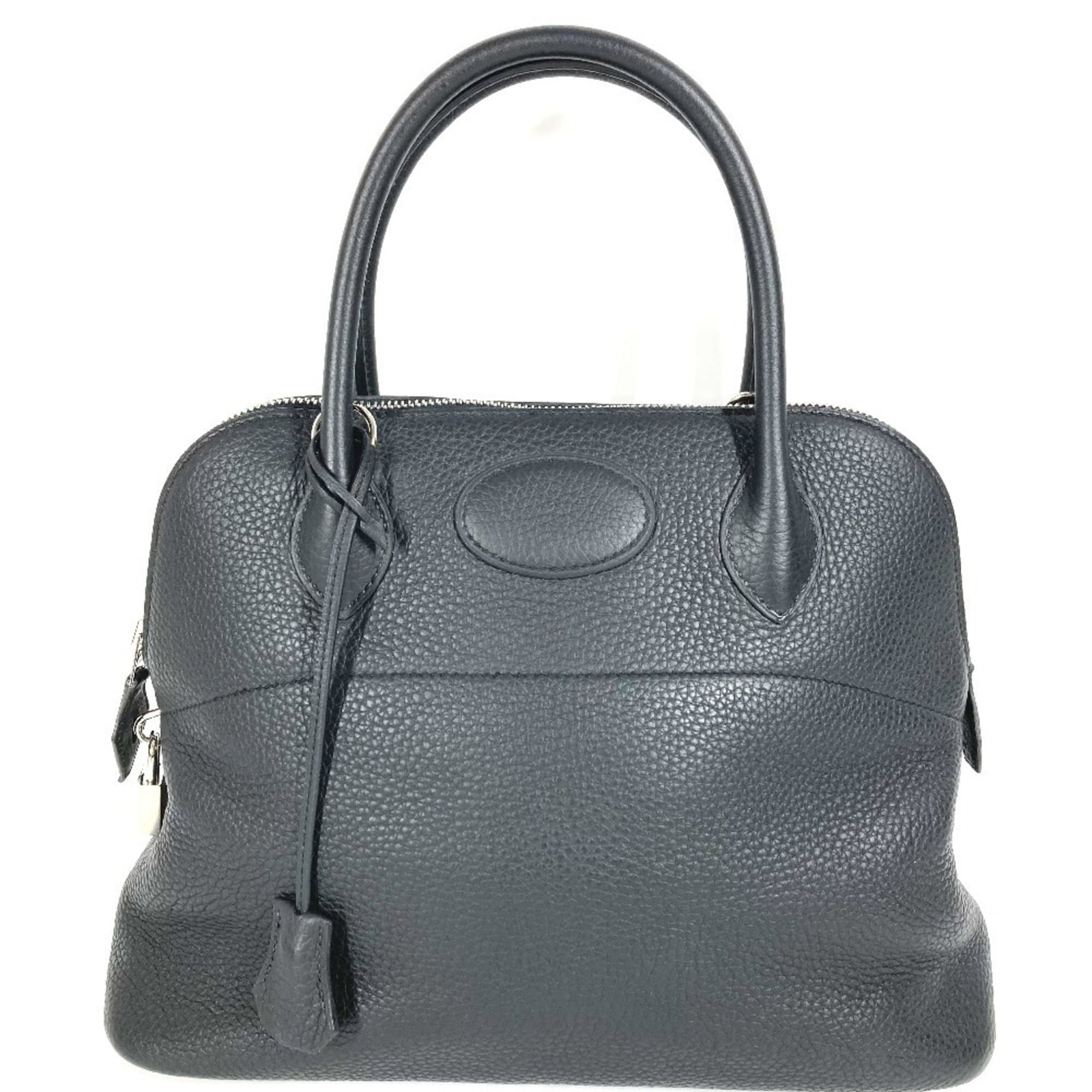 Hermes Handbag Shoulder Bag Tote Bag Taurillon Clemence Leather: Hermes Handbag Shoulder Bag Tote Bag Taurillon Clemence Leather Taurillon Clemence leather provides a rich, luxurious feel to this sleek black shoulder bag. The bag's compact size and durable design
