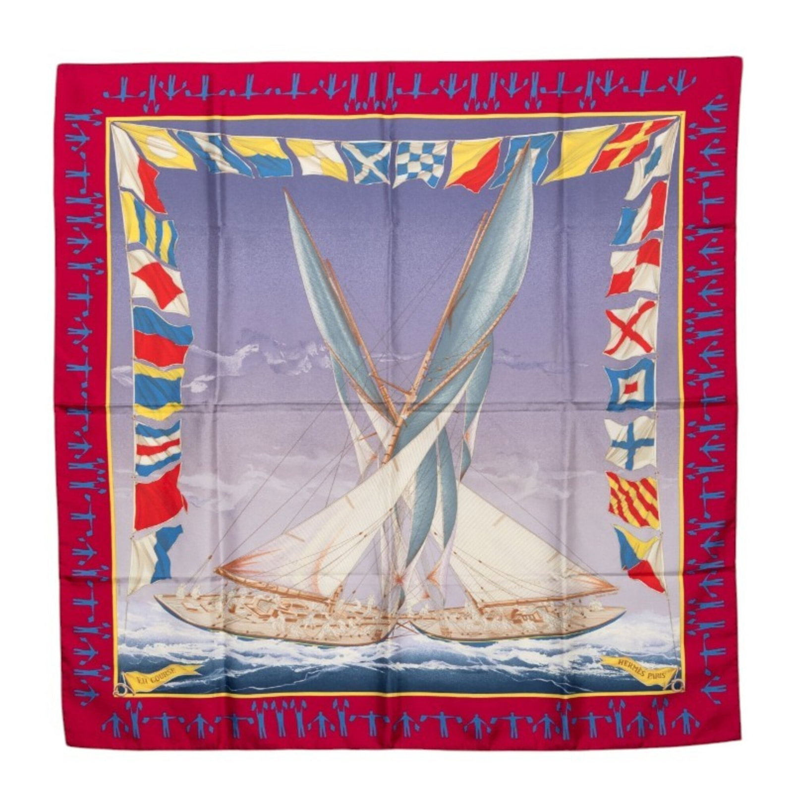 Silk Hermes Scarf: Silk Hermes Scarf Silk from high-quality materials, this 89cm x 88cm blue or purple scarf is made from 100% silk, a classic choice for those who appreciate timeless elegance. The scarf's size and mate