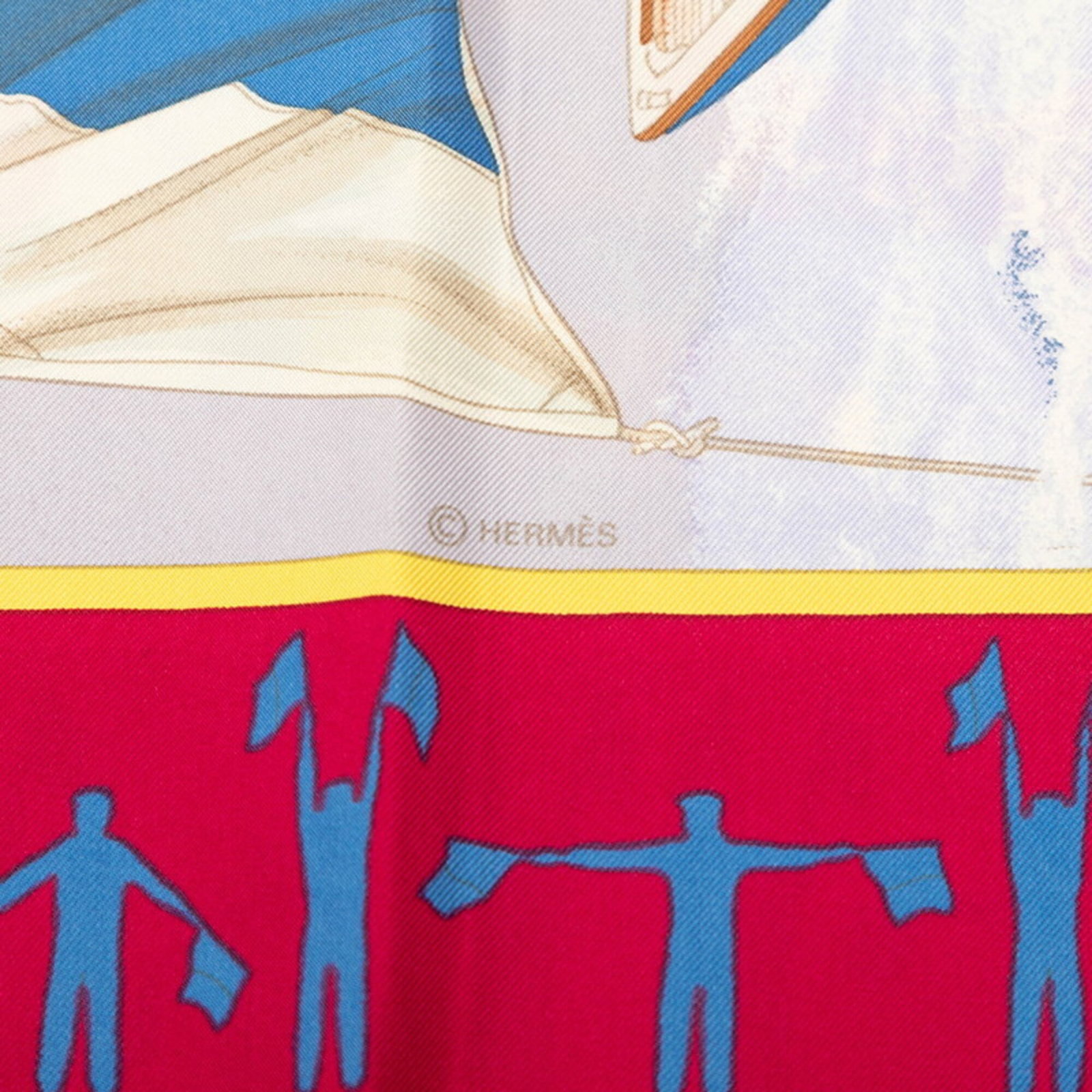 Silk Hermes Scarf - 6