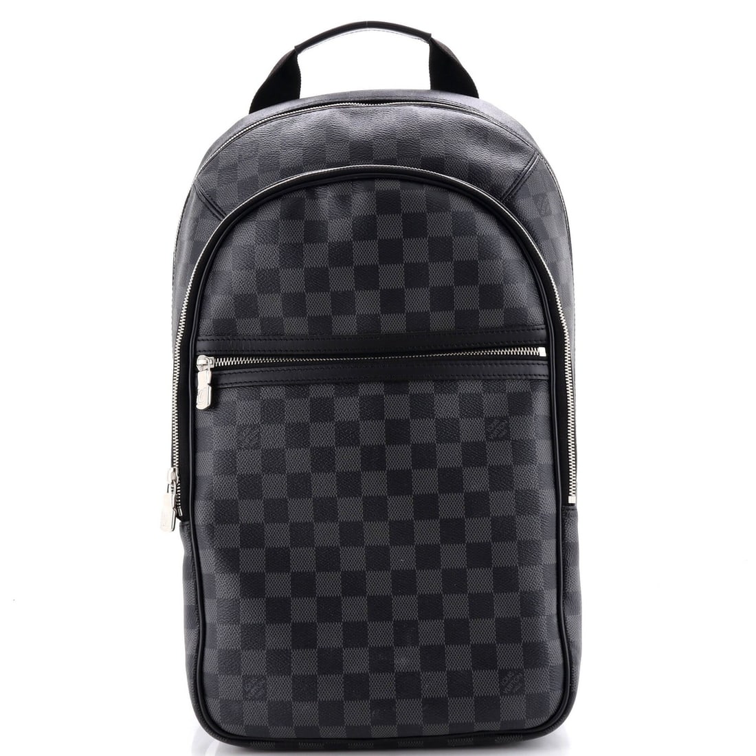 Louis Vuitton Damier Graphite Michael NM Backpack: Louis Vuitton Damier Graphite Michael NM Backpack This Louis Vuitton Damier Graphite Michael NM Backpack boasts a sleek black exterior with canvas coated leather and silver hardware, making it a