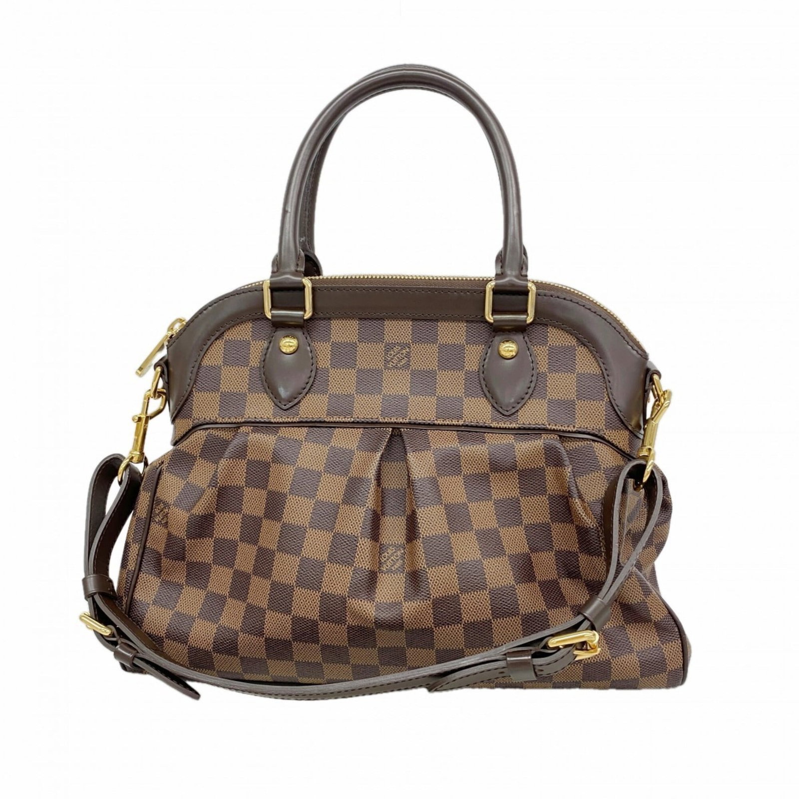 Handbag Louis Vuitton: Handbag Louis Vuitton Ebene Louis Vuitton handbag with classic design, measuring 25cm x 34cm x 14cm, perfect for everyday use. The bag's signature monogram pattern adds a touch of sophistication to an