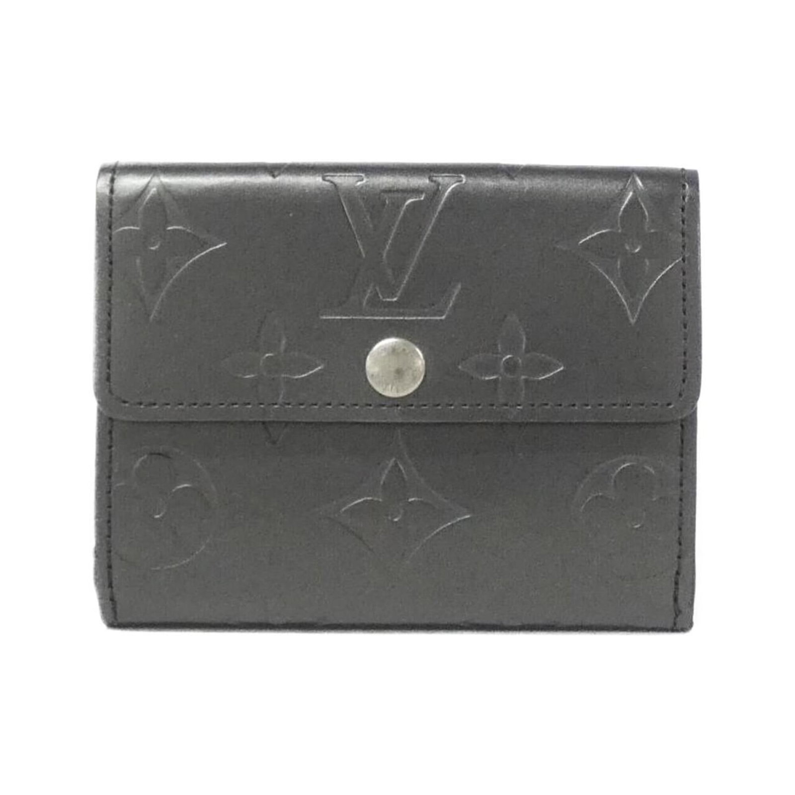 Louis Vuitton Coin Purse/ Coin Case Coated Canvas Leather: Louis Vuitton Coin Purse/ Coin Case Coated Canvas Leather Coated canvas and leather combine in this sleek Louis Vuitton coin purse, featuring a classic design and durable construction. Measuring 8cm