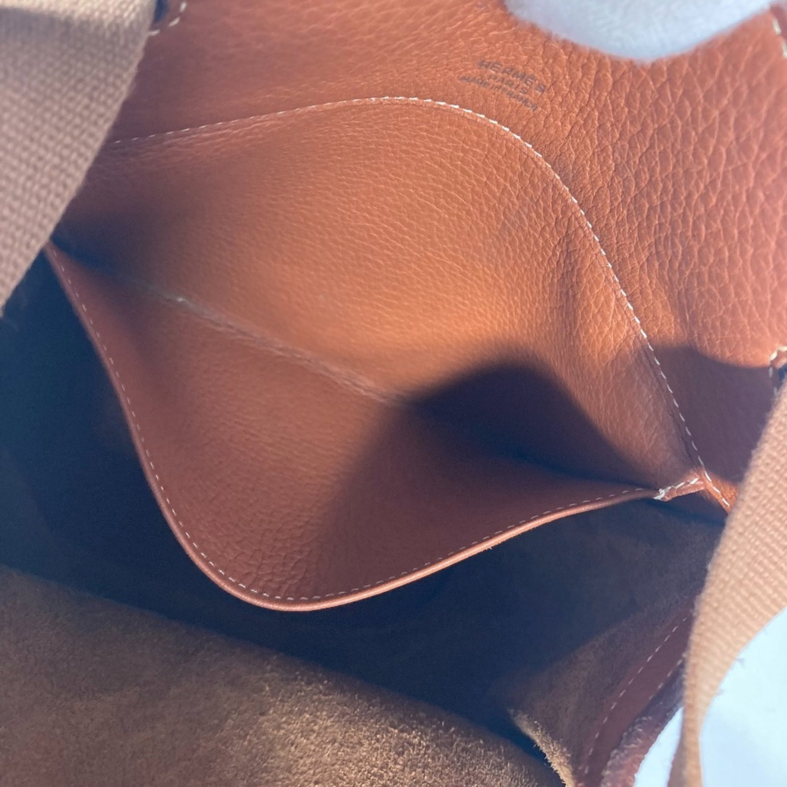 Hermes Leather Backpack - 15