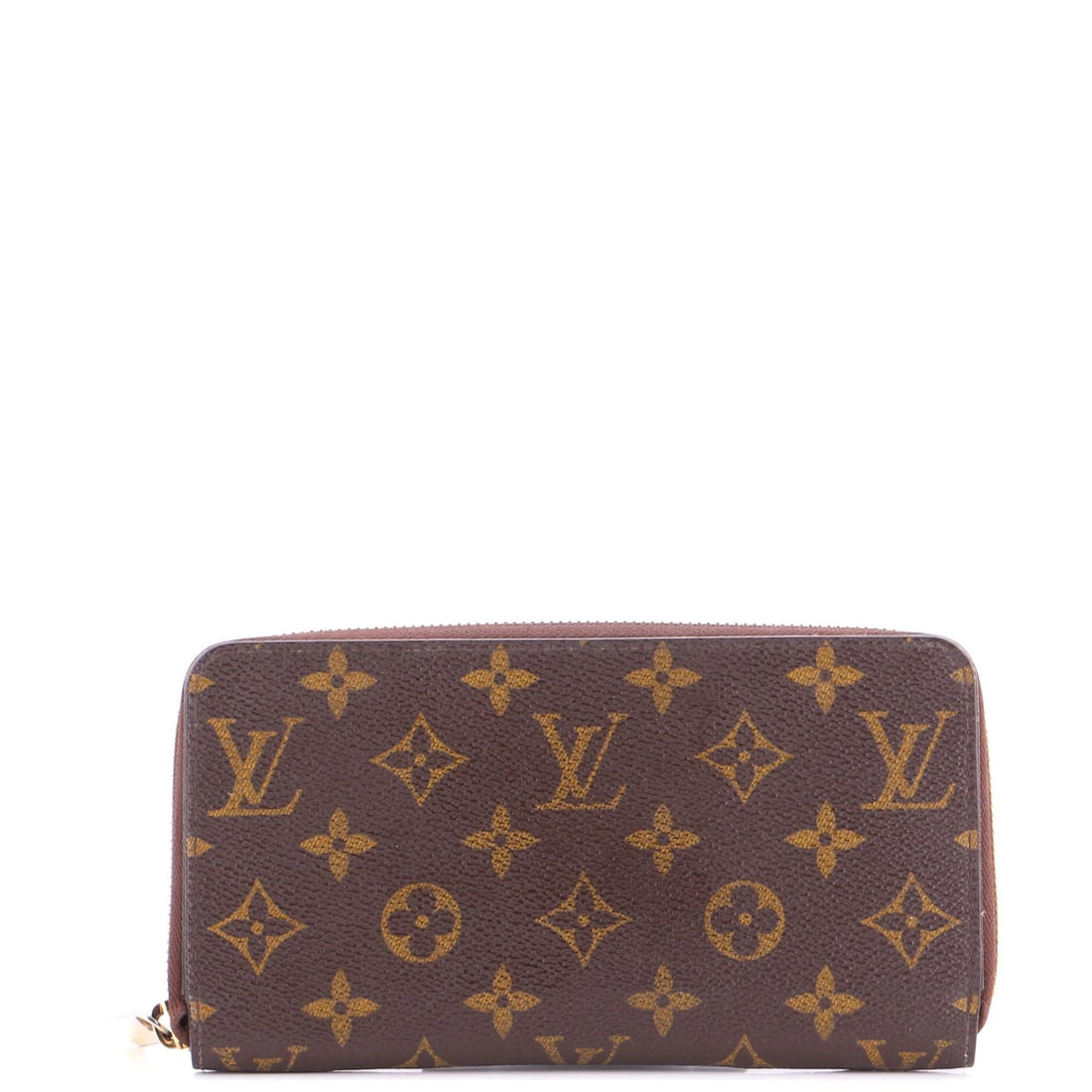 Canvas wallet zippy Louis Vuitton: Canvas wallet zippy Louis Vuitton Canvas wallet with zippy closure, featuring iconic Louis Vuitton monogram canvas exterior and brown leather interior, gold hardware accents. The wallet measures 5" in