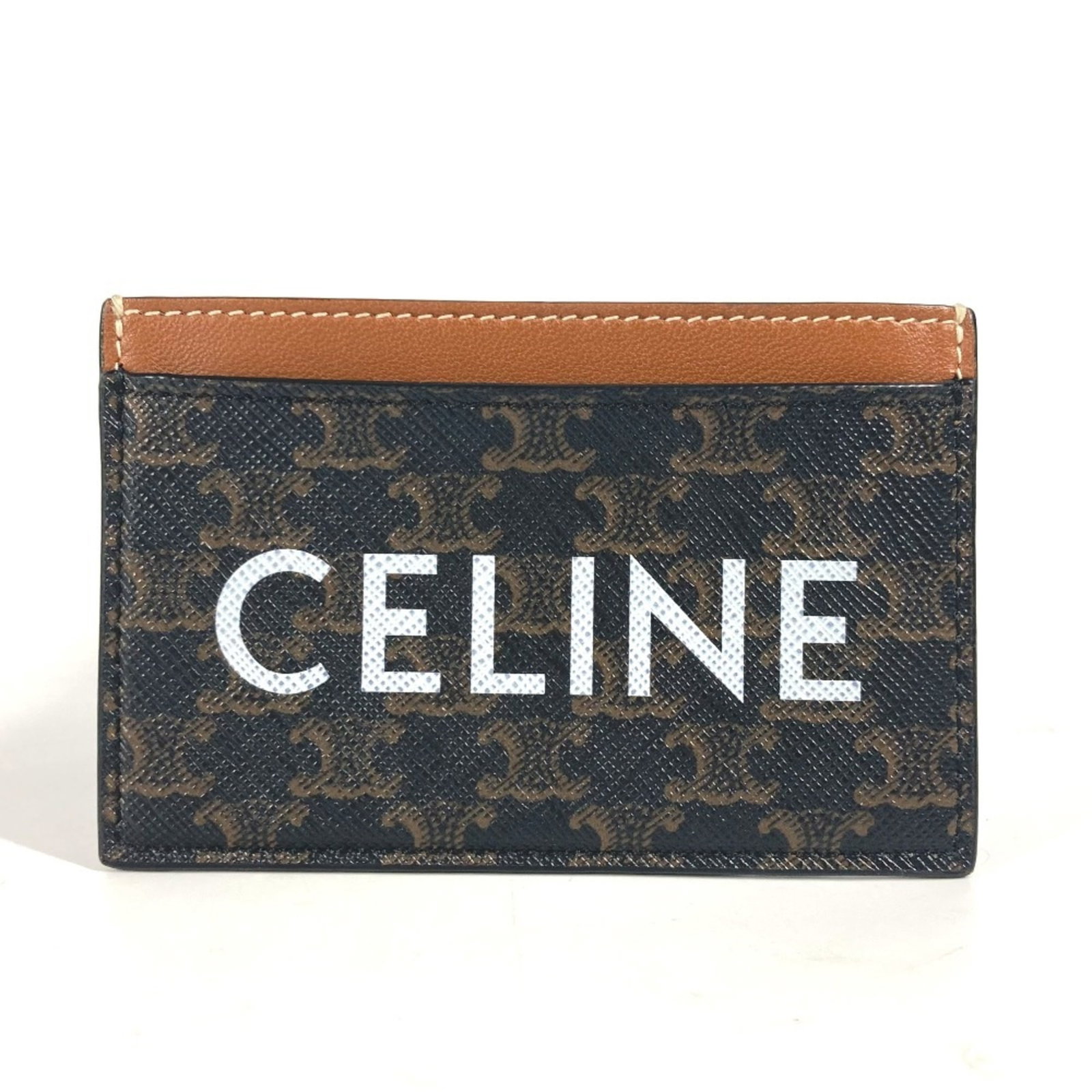 Business Card Canvas Case: Business Card Canvas Case Canvas Business Card Case - A sturdy and stylish accessory, this brown canvas case measures 7cm x 10.8cm and features a simple design. The case comes with a box for storage a
