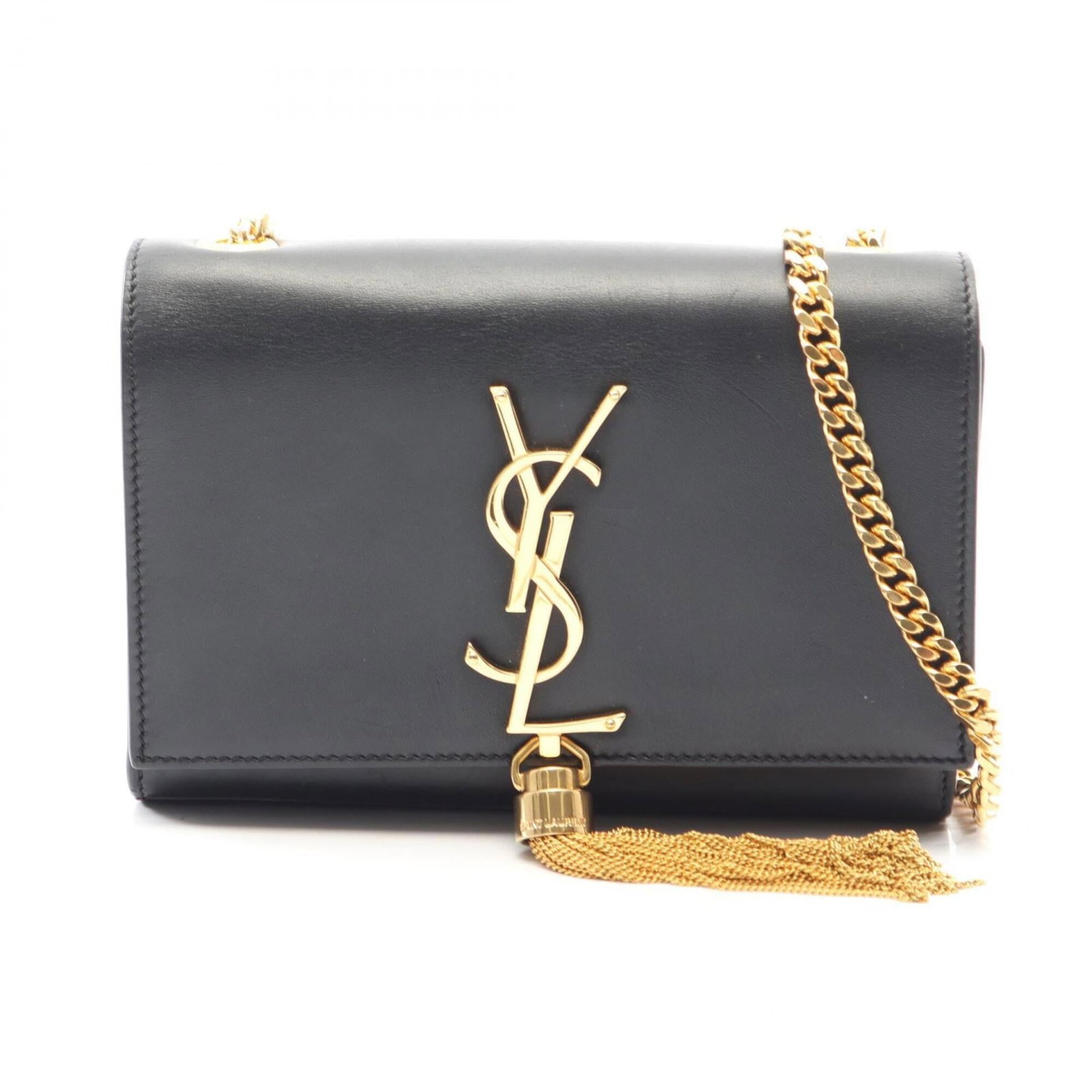 Saint Laurent Handbag Shoulder Bag Leather: Saint Laurent Handbag Shoulder Bag Leather This Saint Laurent MPN 354120 shoulder bag is crafted from high-quality black leather, featuring a sleek and sophisticated design. Measuring 11.5cm x 17cm x