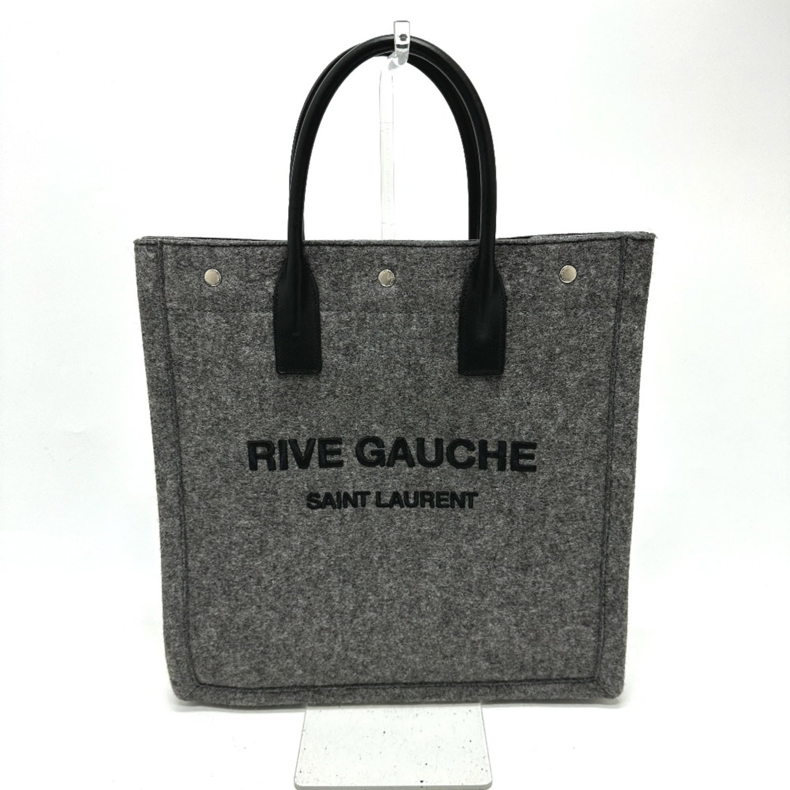 Saint Laurent Tote Bag Other: Saint Laurent Tote Bag Other Gray Saint Laurent Tote Bag, 38cm x 39cm x 16.5cm, features a unique design with a sturdy construction. Made from a durable material, this bag is a practical and stylish