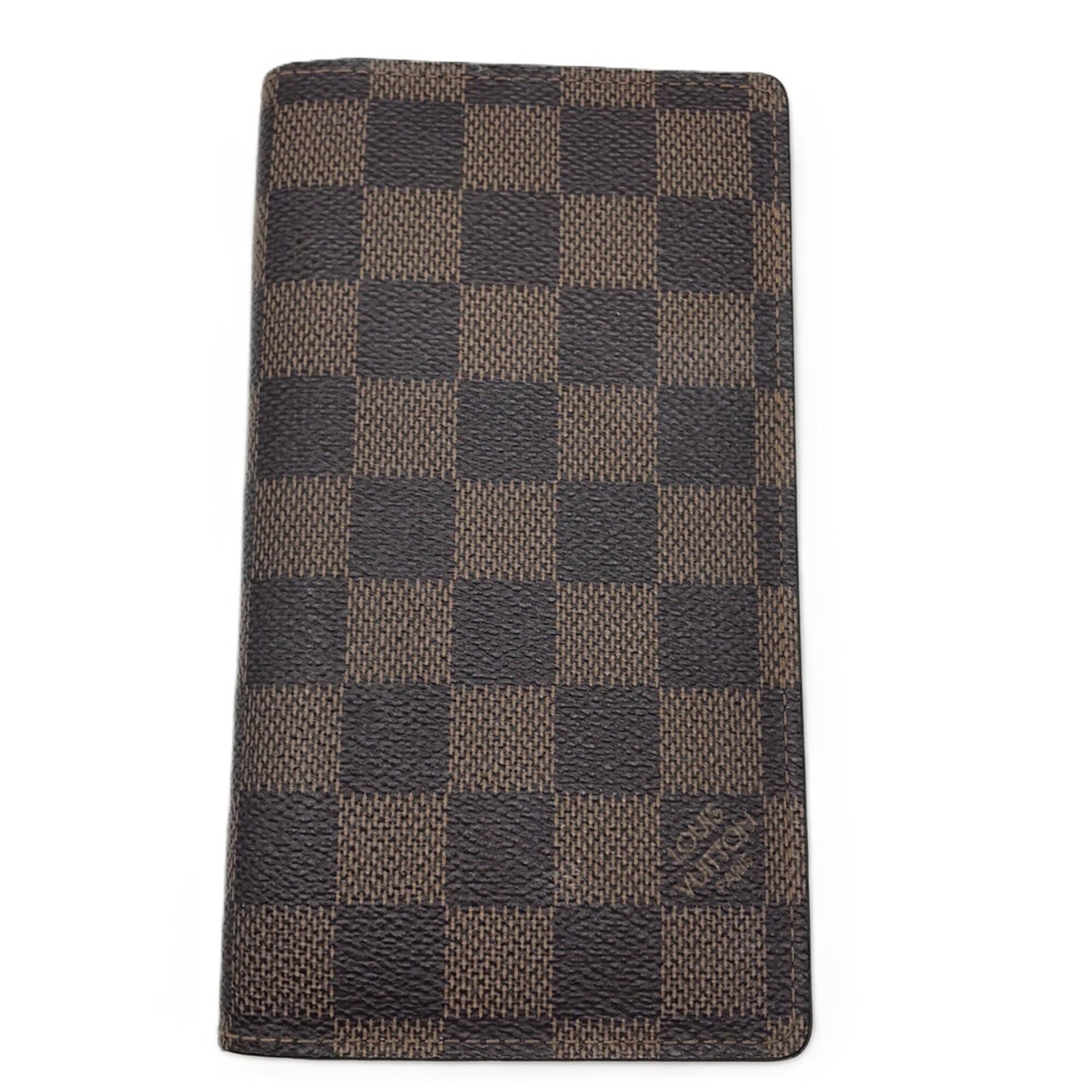 Louis Vuitton Agenda Poche Damier Ebene R20703 Notebook: Louis Vuitton Agenda Poche Damier Ebene R20703 Notebook Damier Canvas and Ebene leather come together in the Louis Vuitton Agenda Poche R20703 Notebook, a stylish and functional accessory. Measuring