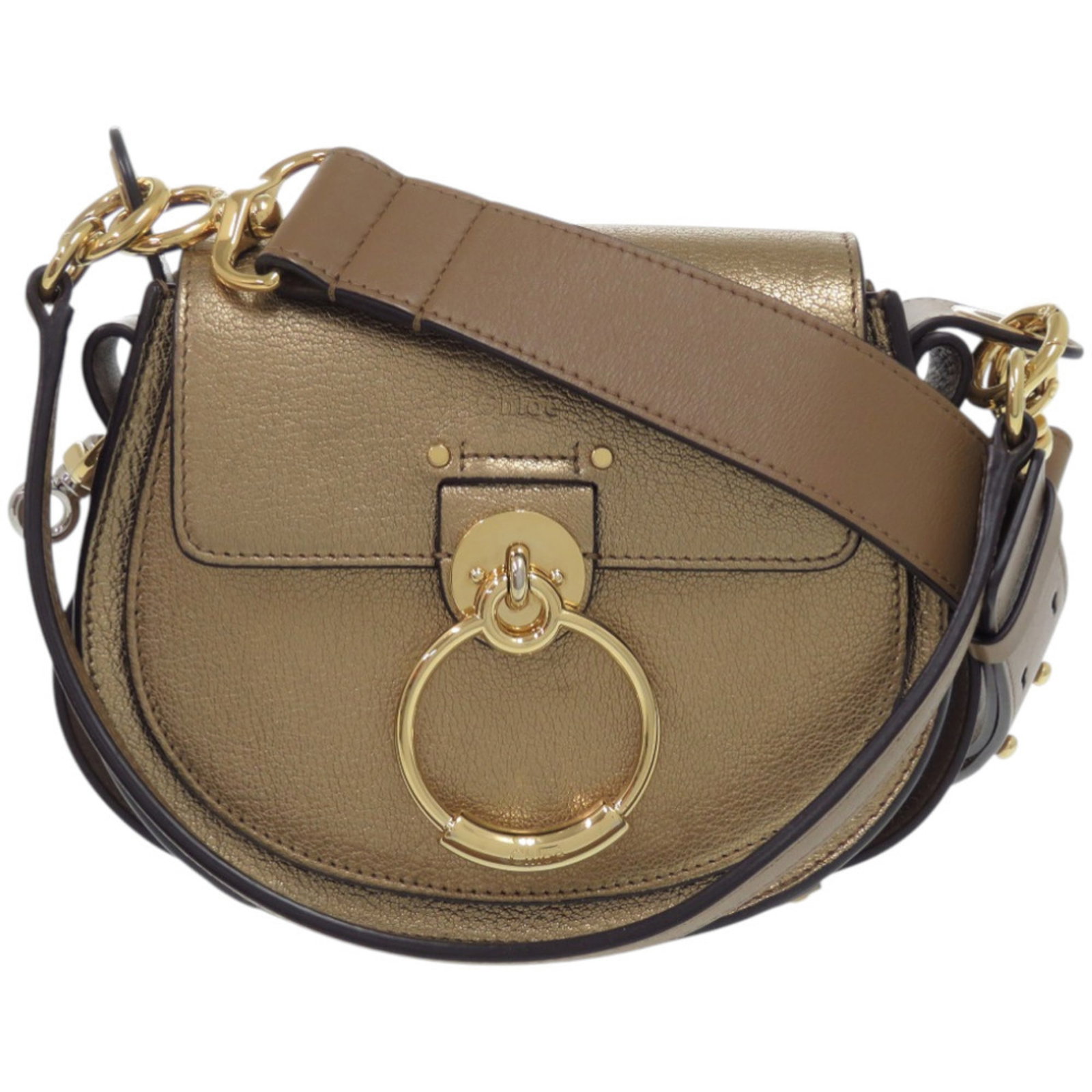 Shoulder Bag Leather: Shoulder Bag Leather This Italian leather shoulder bag features a classic design with a gold hardware accent, adding a touch of elegance to any outfit. Made from high-quality leather, the bag's gold
