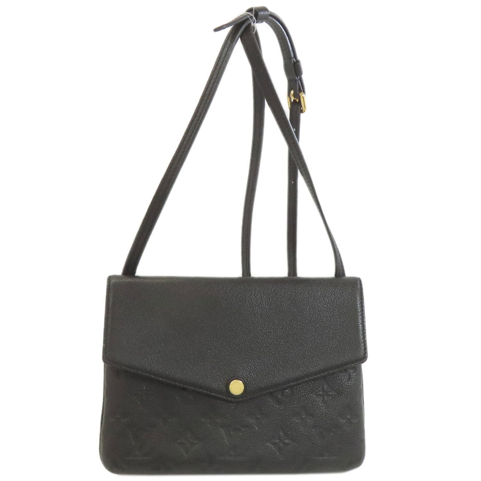 Shoulder Bag Monogram Empreinte Louis Vuitton: Shoulder Bag Monogram Empreinte Louis Vuitton Monogram Empreinte Louis Vuitton shoulder bag in sleek black, featuring the iconic Empreinte pattern and a sturdy zipper closure. This stylish bag measure
