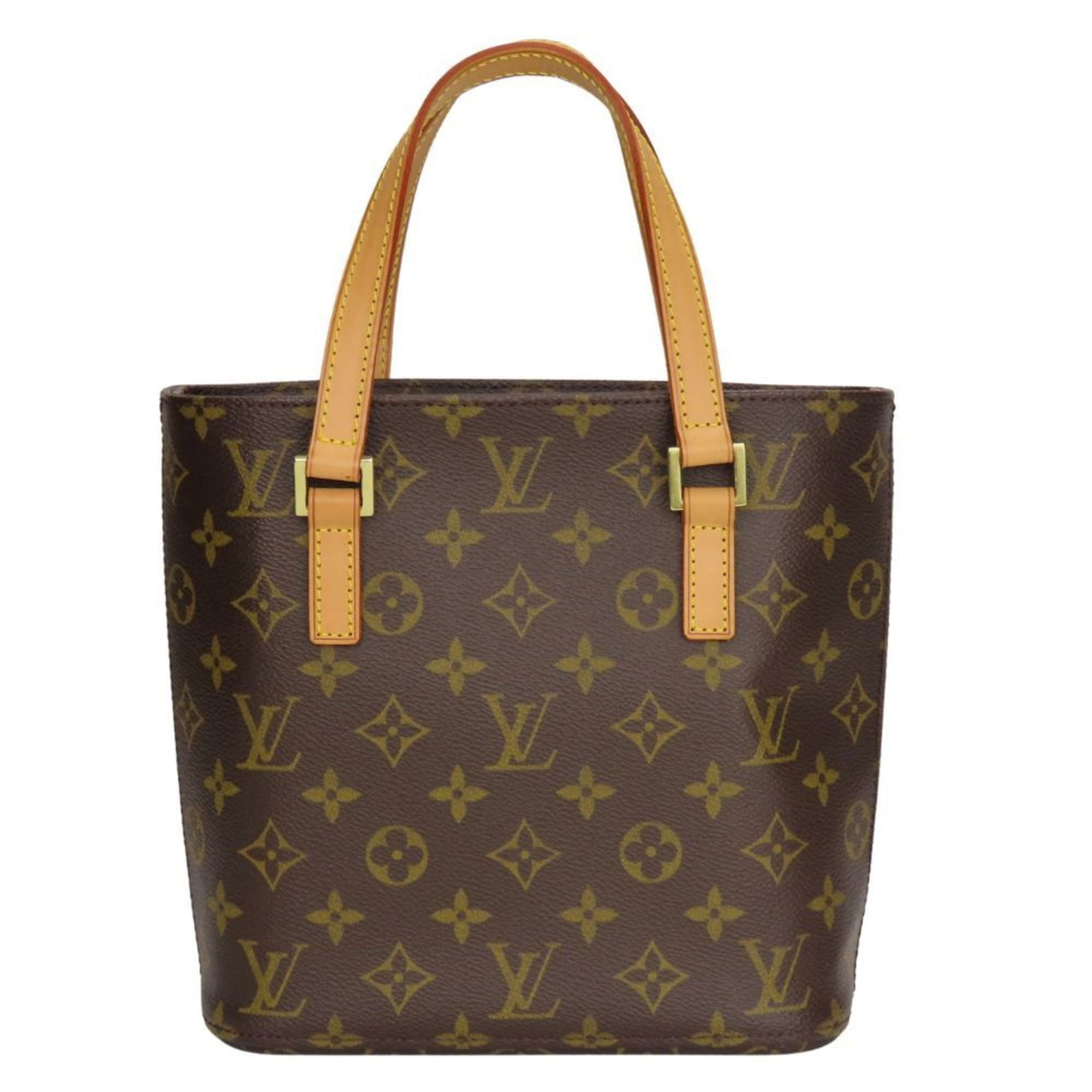 Louis Vuitton Handbag Monogram Leather: Louis Vuitton Handbag Monogram Leather Monogram leather handbag from Louis Vuitton, featuring the iconic Vachetta brown color and classic design. This stylish accessory comes with a dust bag for