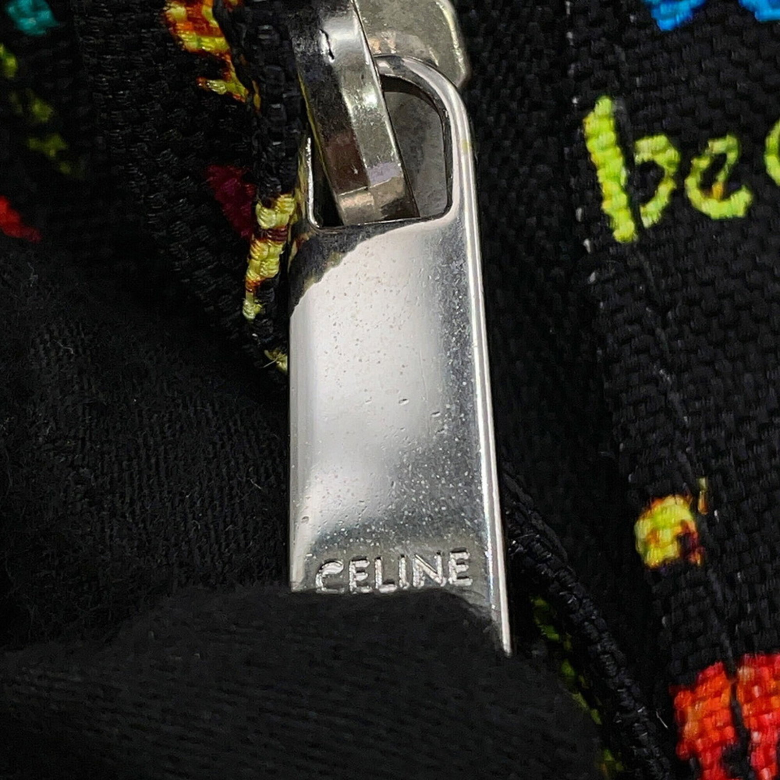 Canvas Leather Backpack Celine - 11