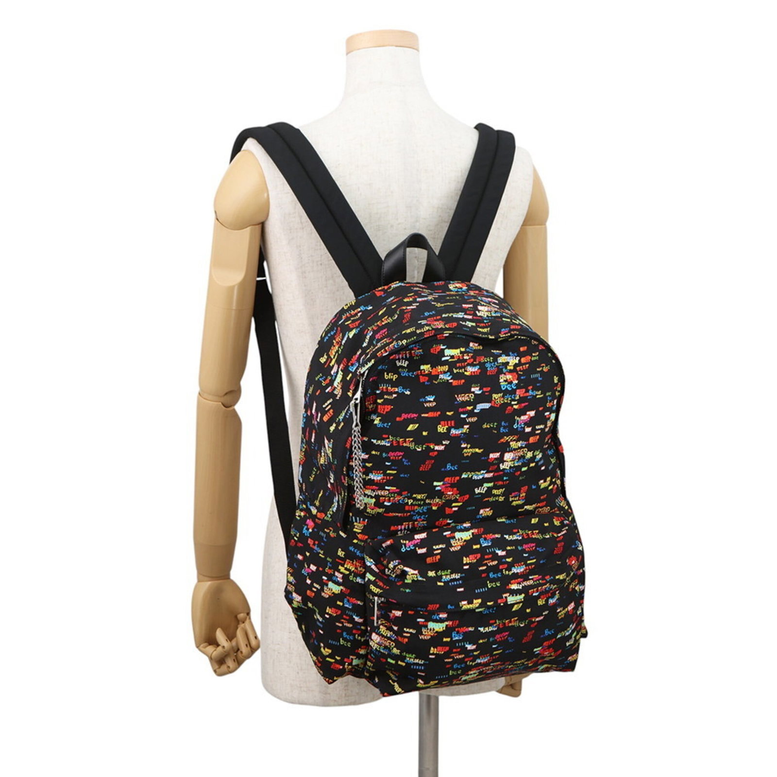 Canvas Leather Backpack Celine - 4