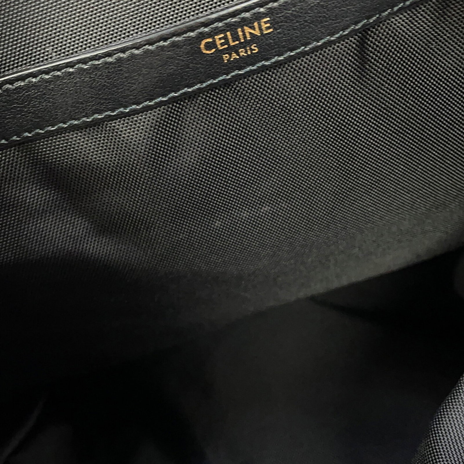 Canvas Leather Backpack Celine - 8