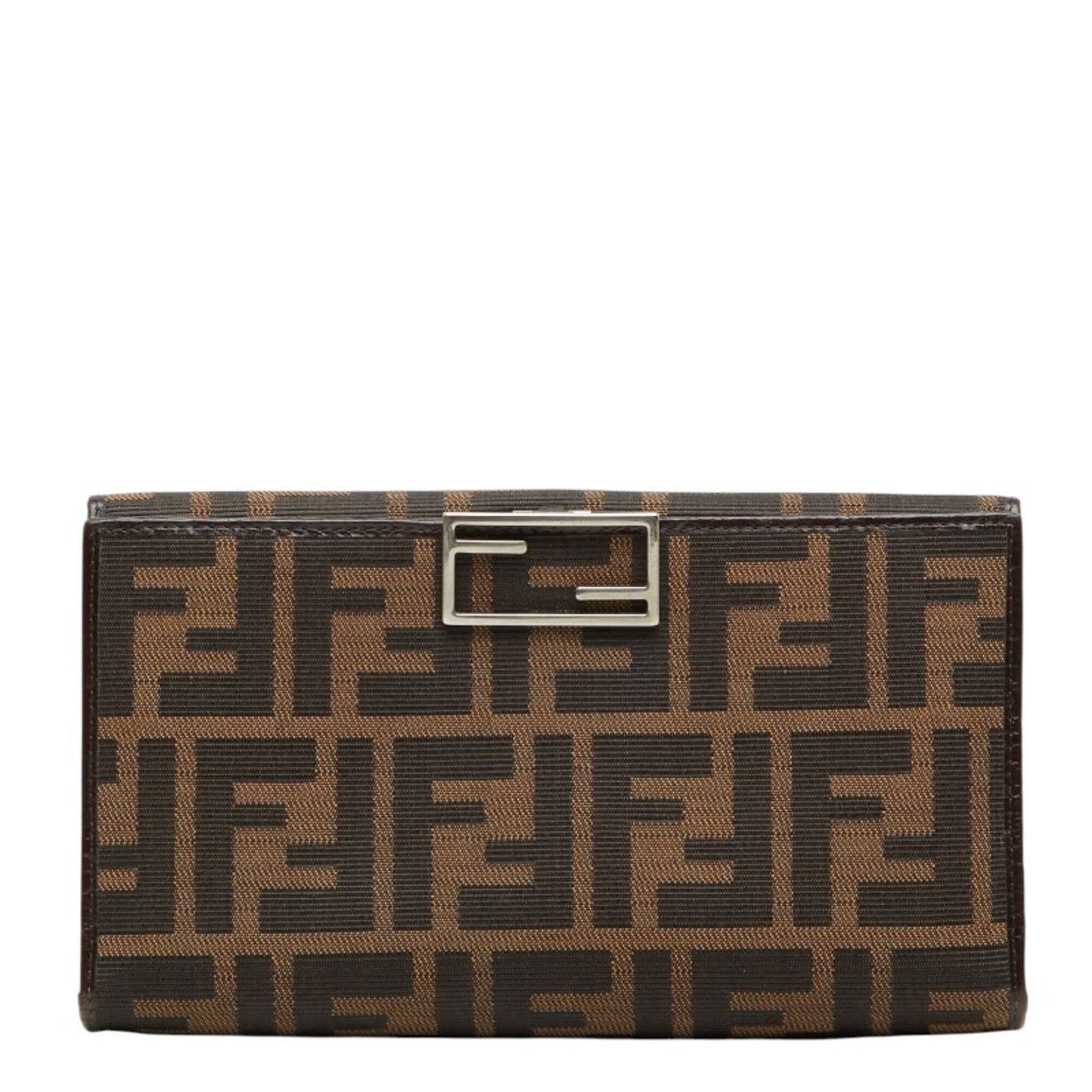 Canvas Leather Bi Fold Wallet Fendi: Canvas Leather Bi Fold Wallet Fendi Canvas and leather come together in a sleek, black bi-fold wallet from Fendi, measuring 11cm x 19cm x 1.2cm. The canvas and leather combination adds a touch of