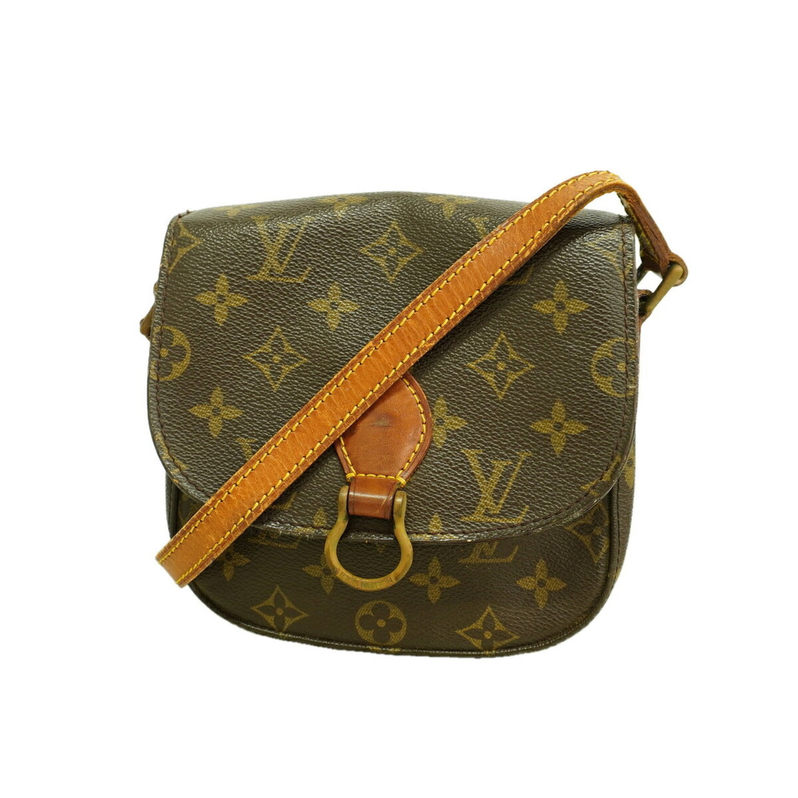 Shoulder Bag by Louis Vuitton: Shoulder Bag by Louis Vuitton Brown Louis Vuitton shoulder bag with dimensions 18cm x 17.5cm x 6cm. This bag features the classic style and design of Louis Vuitton, with a signature monogram pattern.