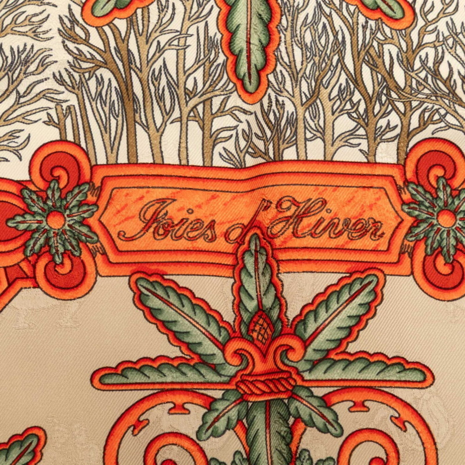 Silk Hermes Scarf - 4