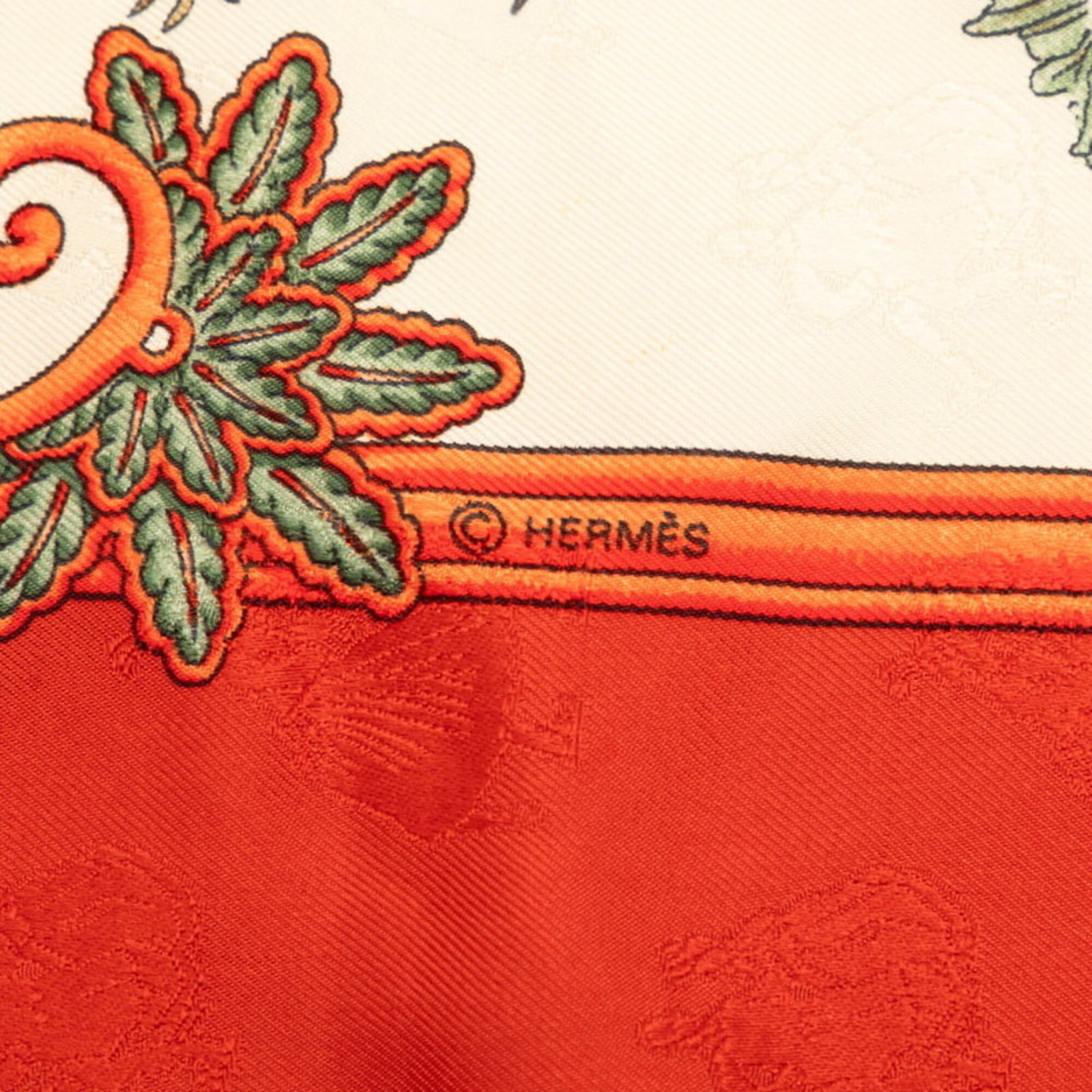 Silk Hermes Scarf - 6