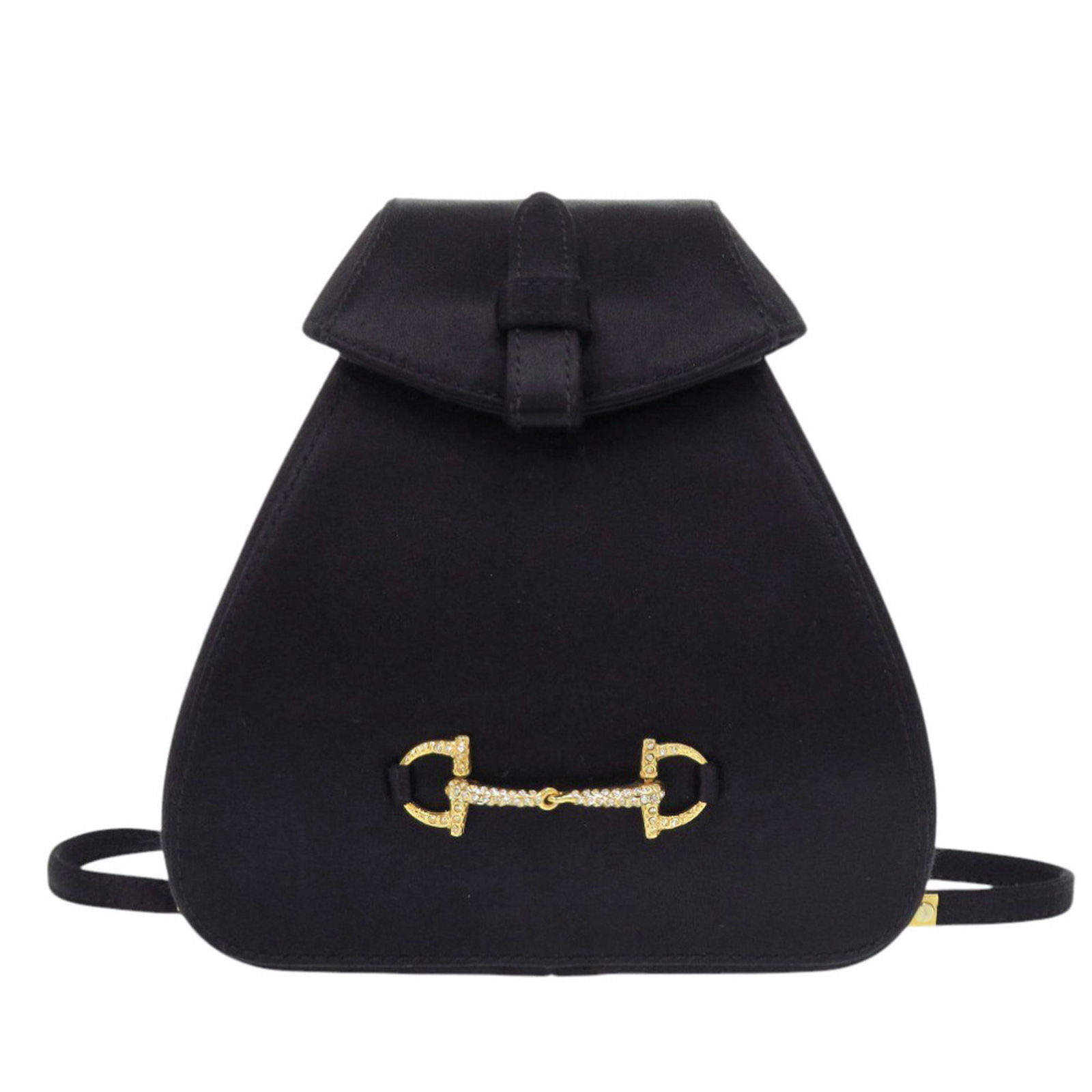 Satin Backpack Satin Rhinestone Gucci (1 of 8)