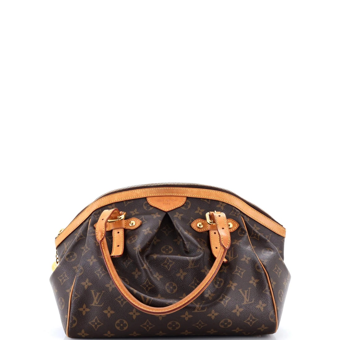 Tivoli Handbag Canvas Monogram Louis Vuitton GM: Tivoli Handbag Canvas Monogram Louis Vuitton GM Tivoli Handbag Canvas Monogram Louis Vuitton GM - A Timeless Brown Canvas Satchel with Monogram Pattern. This Louis Vuitton GM handbag features a