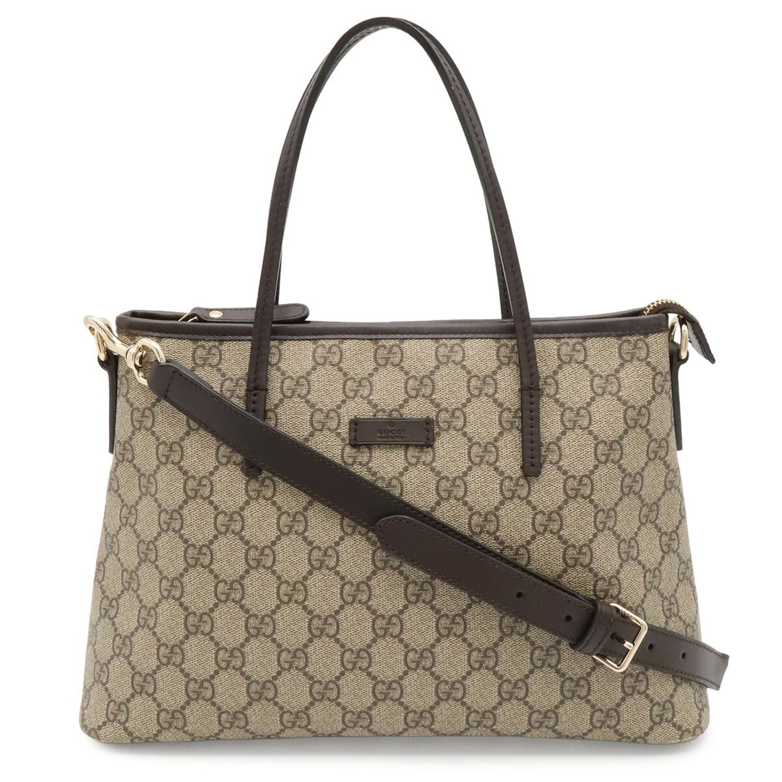 Gucci Handbag Shoulder Bag Tote Bag Gg Supreme Canvas Pvc Coated Canvas Leather: Gucci Handbag Shoulder Bag Tote Bag Gg Supreme Canvas Pvc Coated Canvas Leather Gucci's GG Supreme canvas tote bag boasts a unique combination of materials, featuring PVC-coated canvas and leather