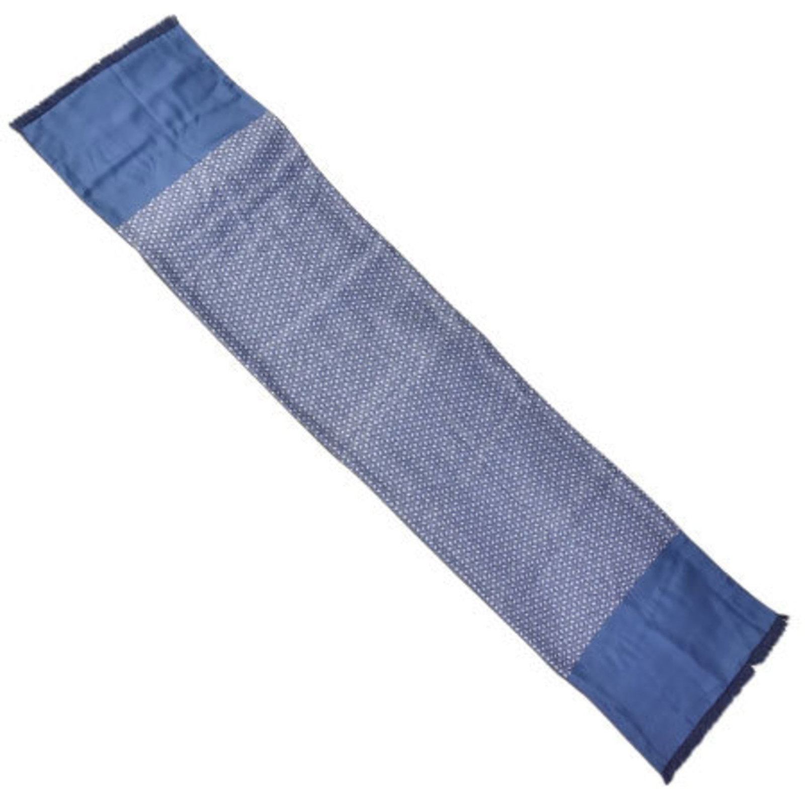 100% Silk Stole by Hermes: 100% Silk Stole by Hermes Silk stole from renowned luxury brand Hermes, crafted from 100% silk and 100% Angora for a luxurious feel. Measuring 1.4m x 35cm, this stunning blue or navy stole is presente