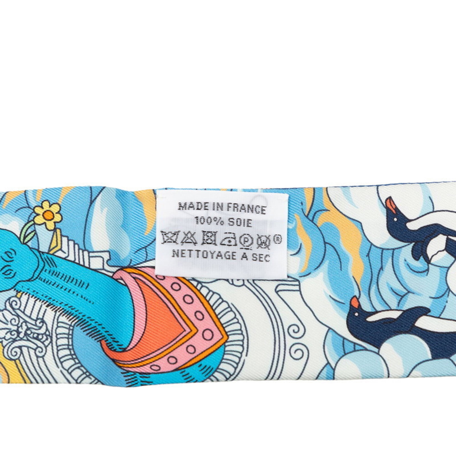 Silk Hermes Scarf - 4