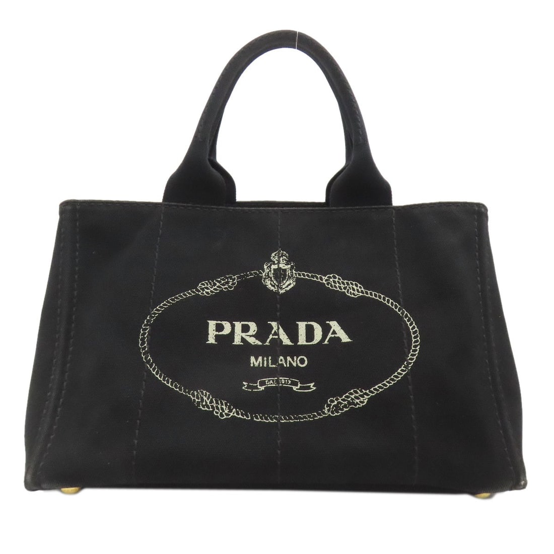 Canvas Prada Handbag Canapa: Canvas Prada Handbag Canapa Canvas Prada Handbag Canapa - A sleek and sophisticated black canvas handbag from PRADA, featuring a classic design with a canvas exterior. The simple yet stylish design