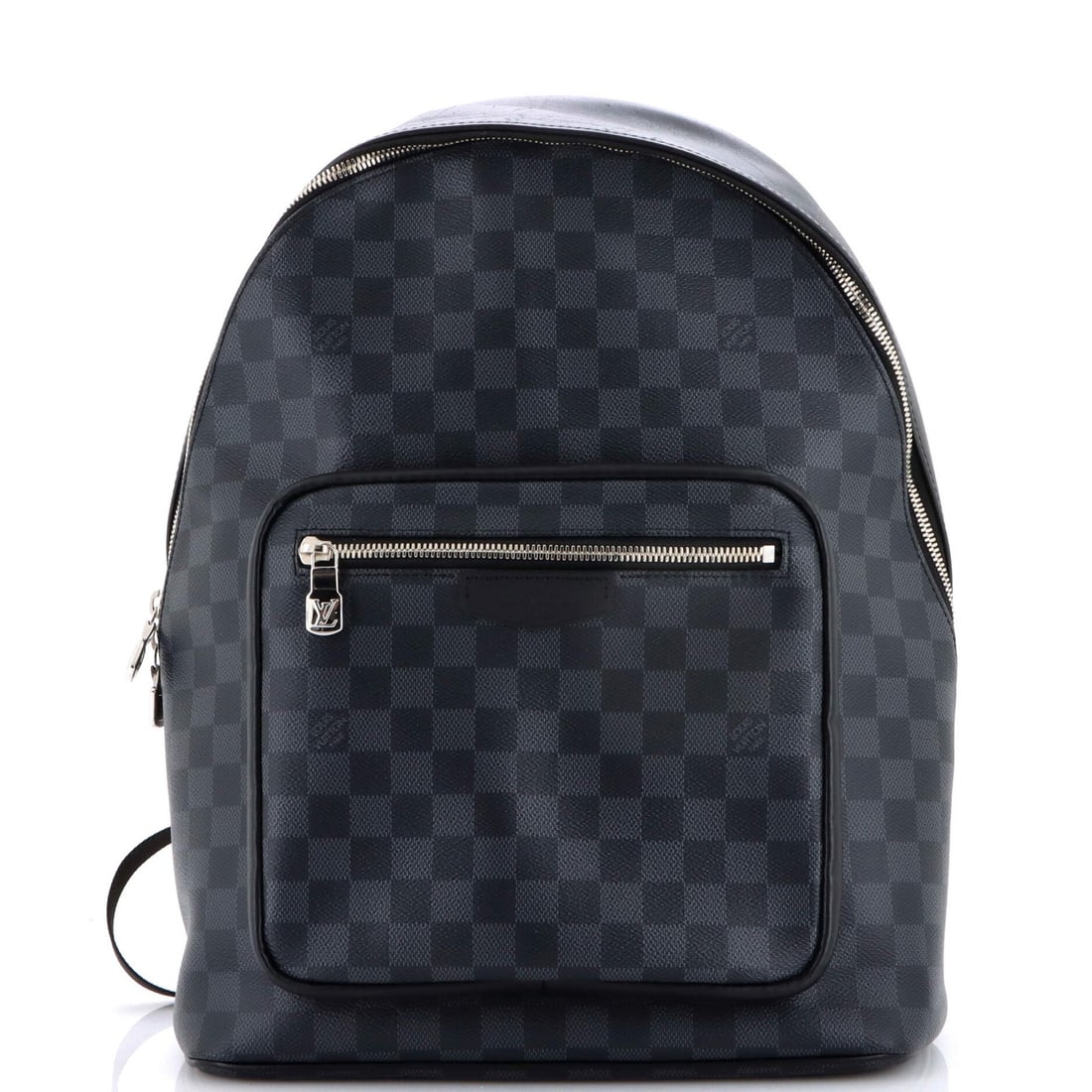 Damier Graphite Backpack Josh Vuitton Louis: Damier Graphite Backpack Josh Vuitton Louis Black Damier Graphite Louis Vuitton Josh Vuitton Backpack with canvas-coated exterior, silver hardware, and black interior. Measuring 16" tall, 12" wide, an
