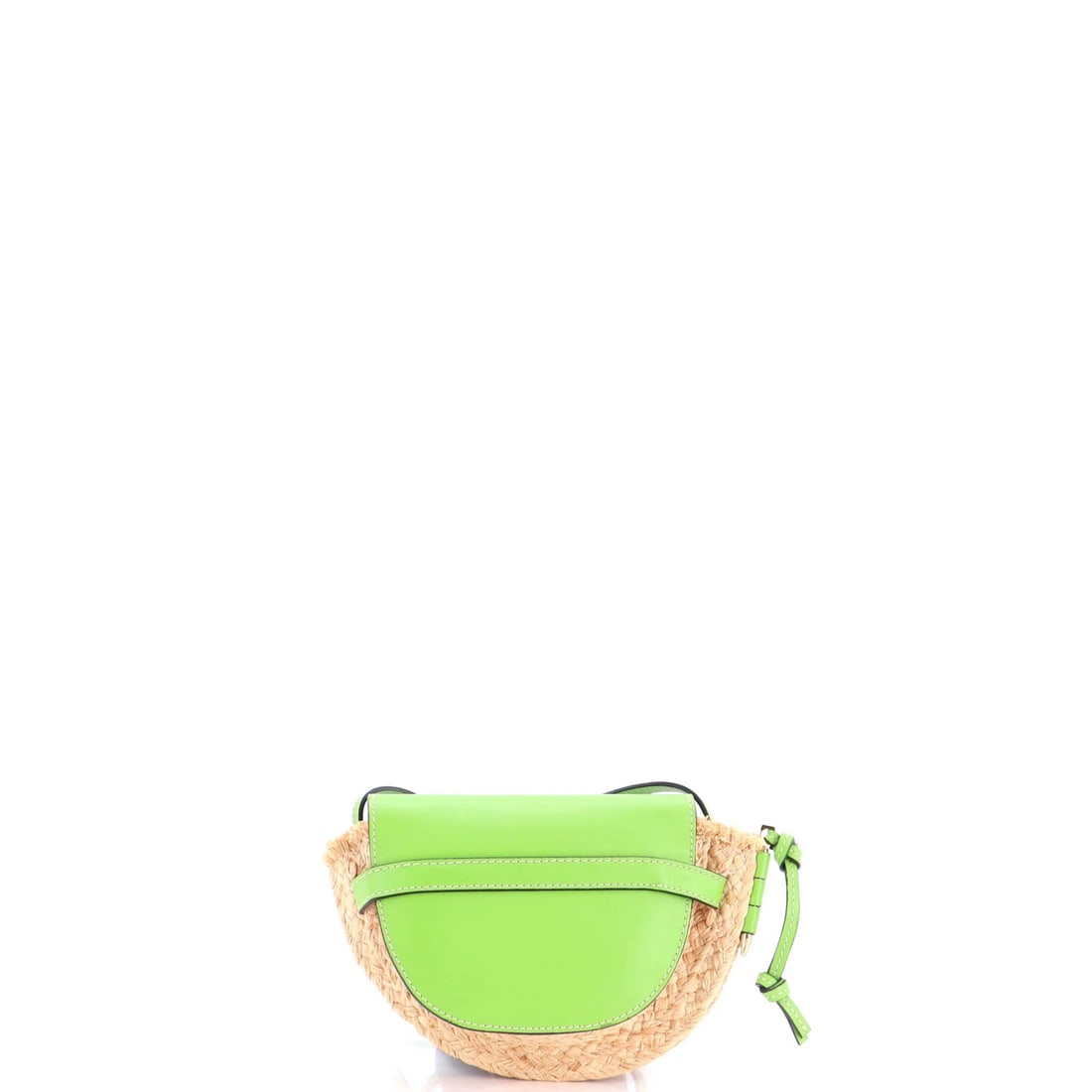 Gate Leather Shoulder Leather Mini Raffia - 3