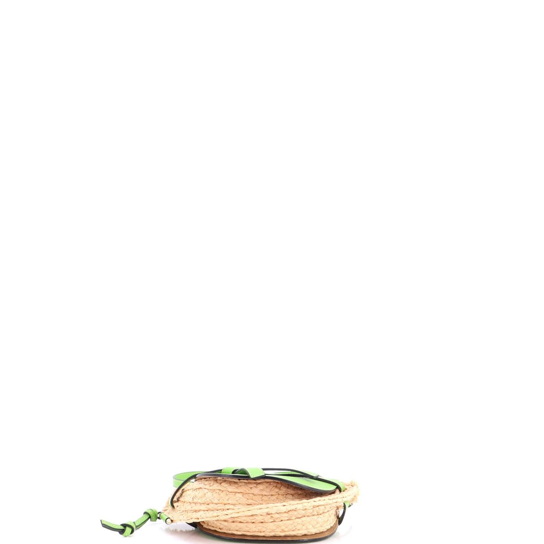 Gate Leather Shoulder Leather Mini Raffia - 4