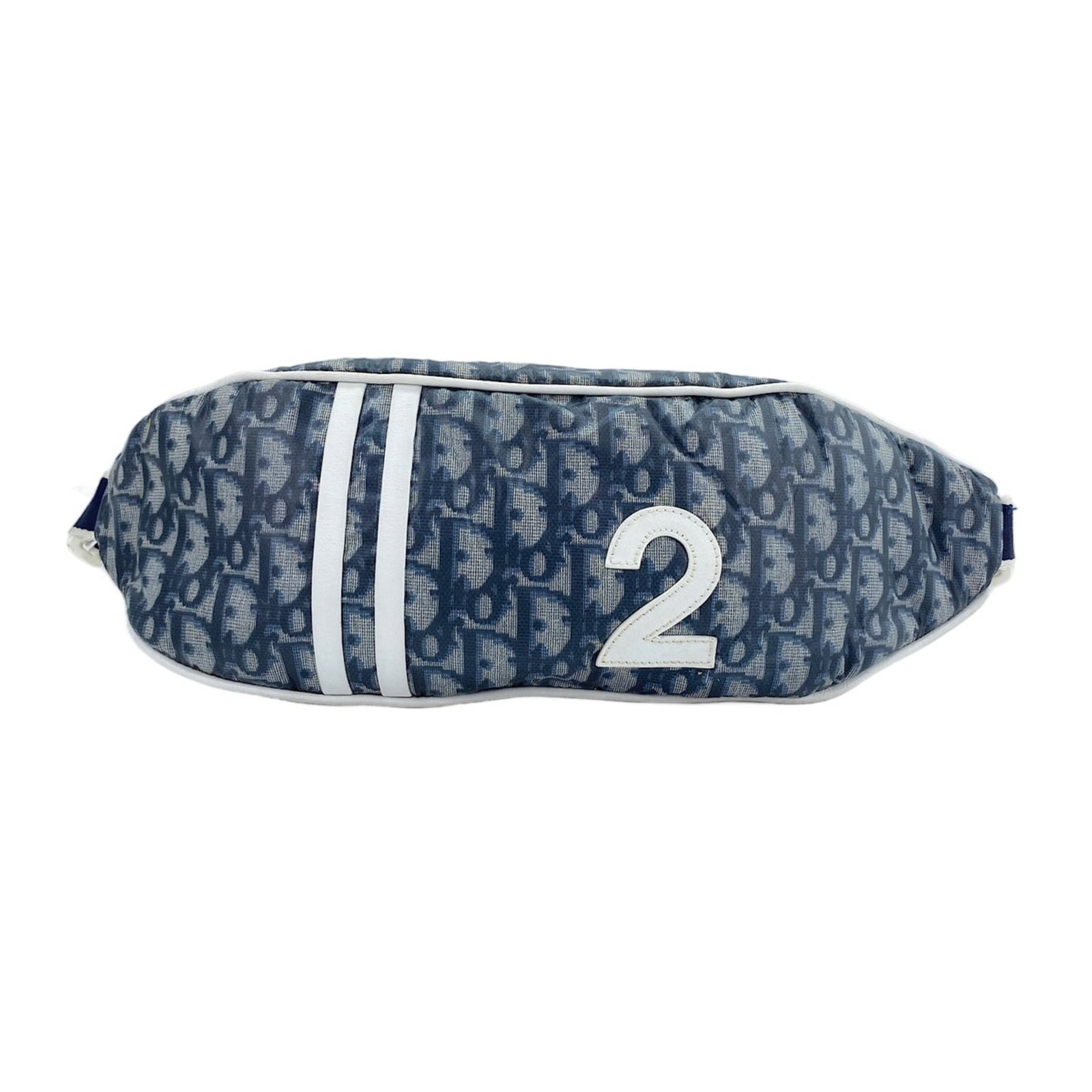 Shoulder Bag by Christian Dior: Shoulder Bag by Christian Dior Navy shoulder bag by Christian Dior, featuring a classic design with a 12cm x 38cm x 4cm size. Made in France, this bag boasts a timeless silhouette and elegant navy